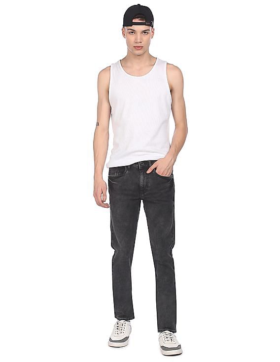 Flying Machine Jackson Skinny Fit Acid Wash Jeans