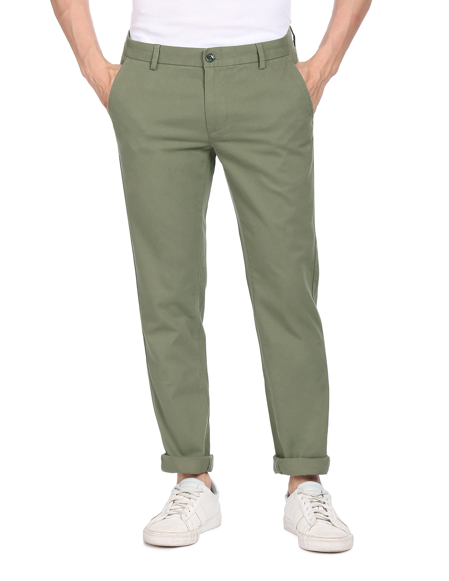 Buy AD  AV Men Olive Solid Synthetic Single Formal Trousers Online at Best  Prices in India  JioMart