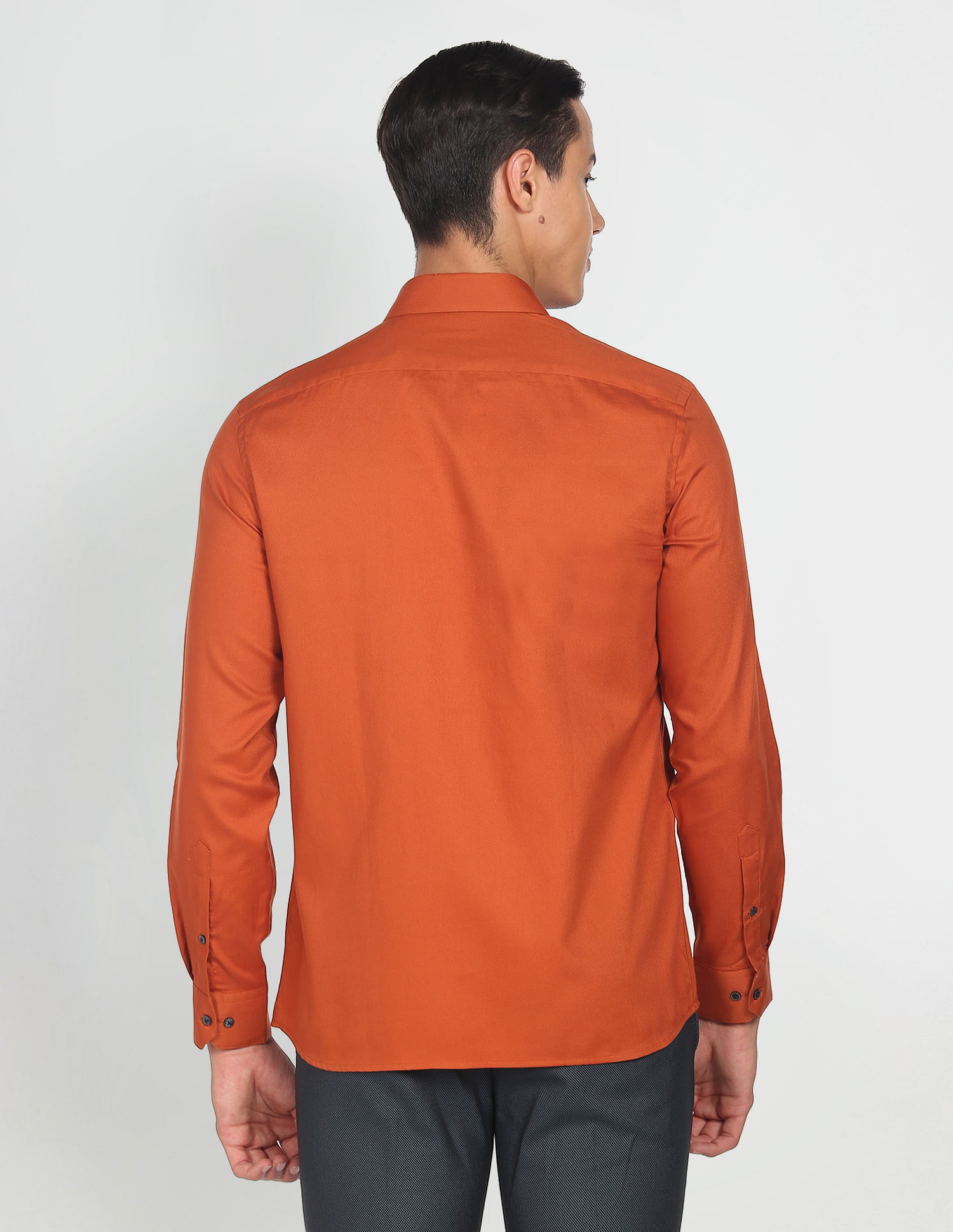 Arrow Dobby Cotton Solid Shirt