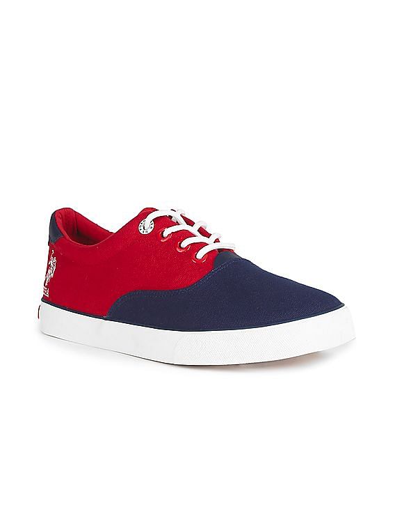 U.S. Polo Assn. Men Colour Block Canvas Brentt Sneakers