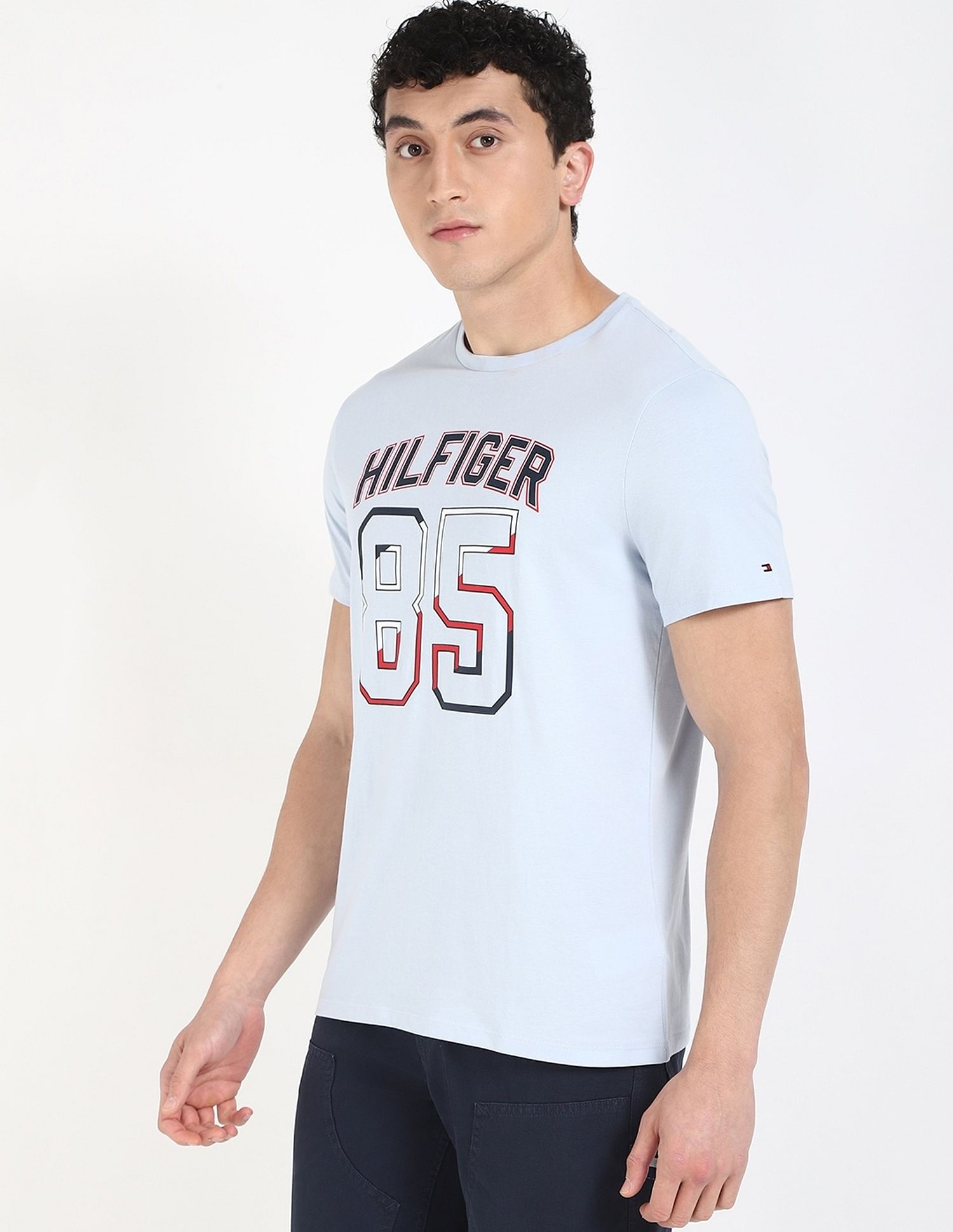 Tommy Hilfiger Logo Regular-Fit Cotton T-Shirt