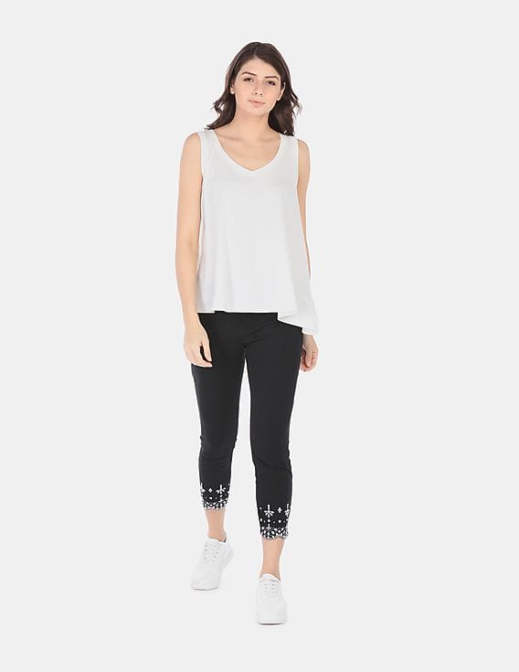 Buy GAP Women White A-line Tank - NNNOW.com