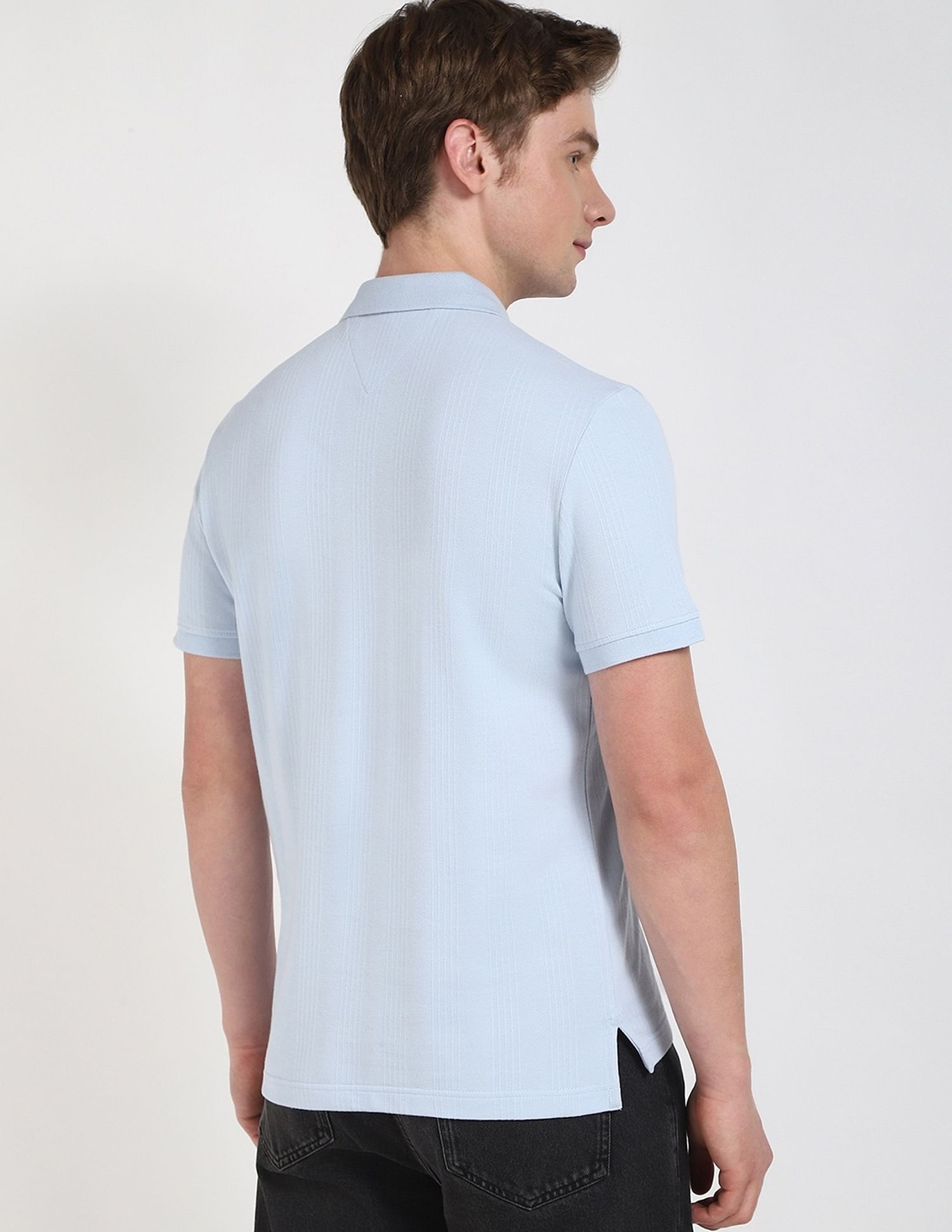 Tommy Hilfiger Striped Regular-Fit Cotton Polo Shirt