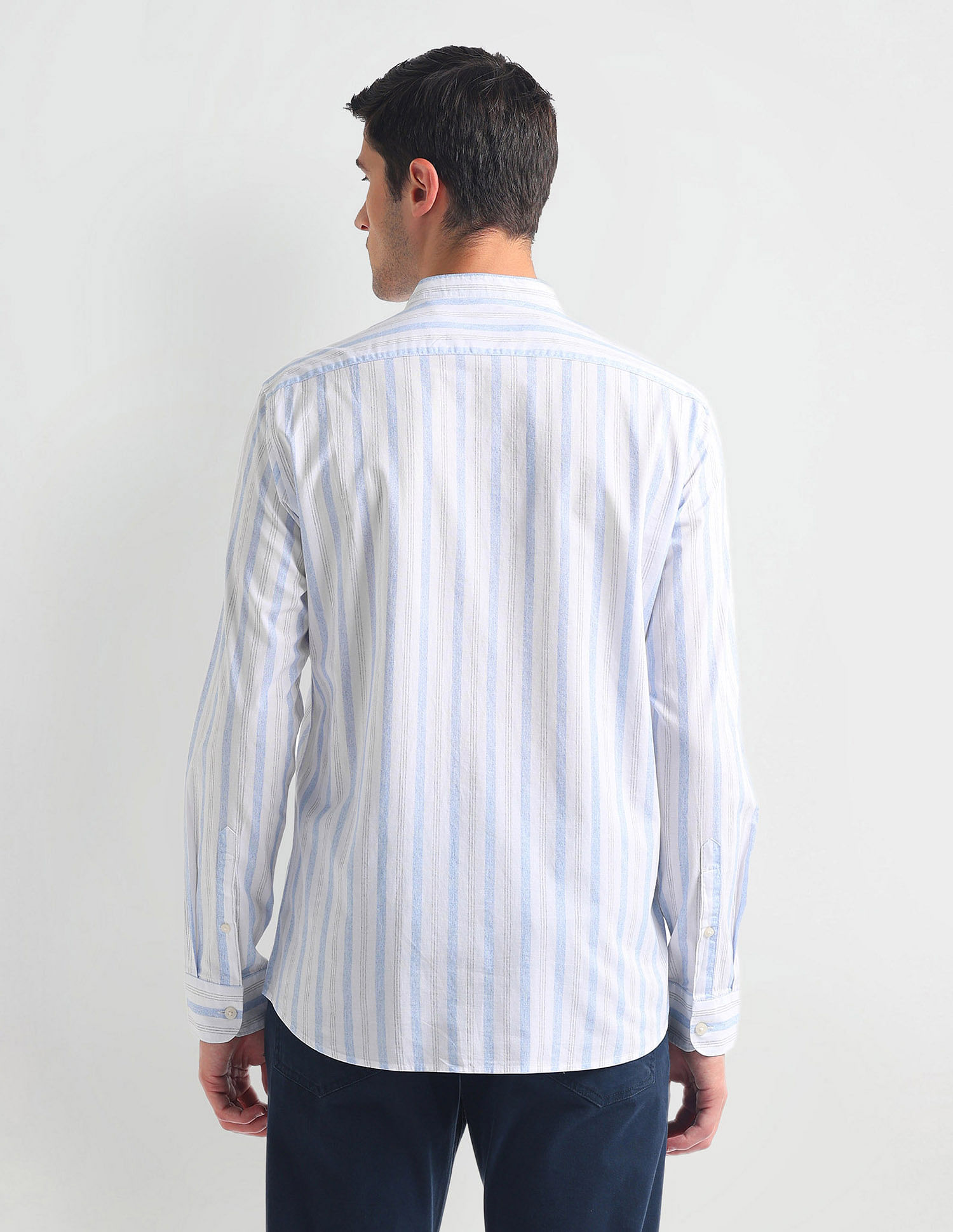 Arrow Sports Pure Cotton Stripe Shirt