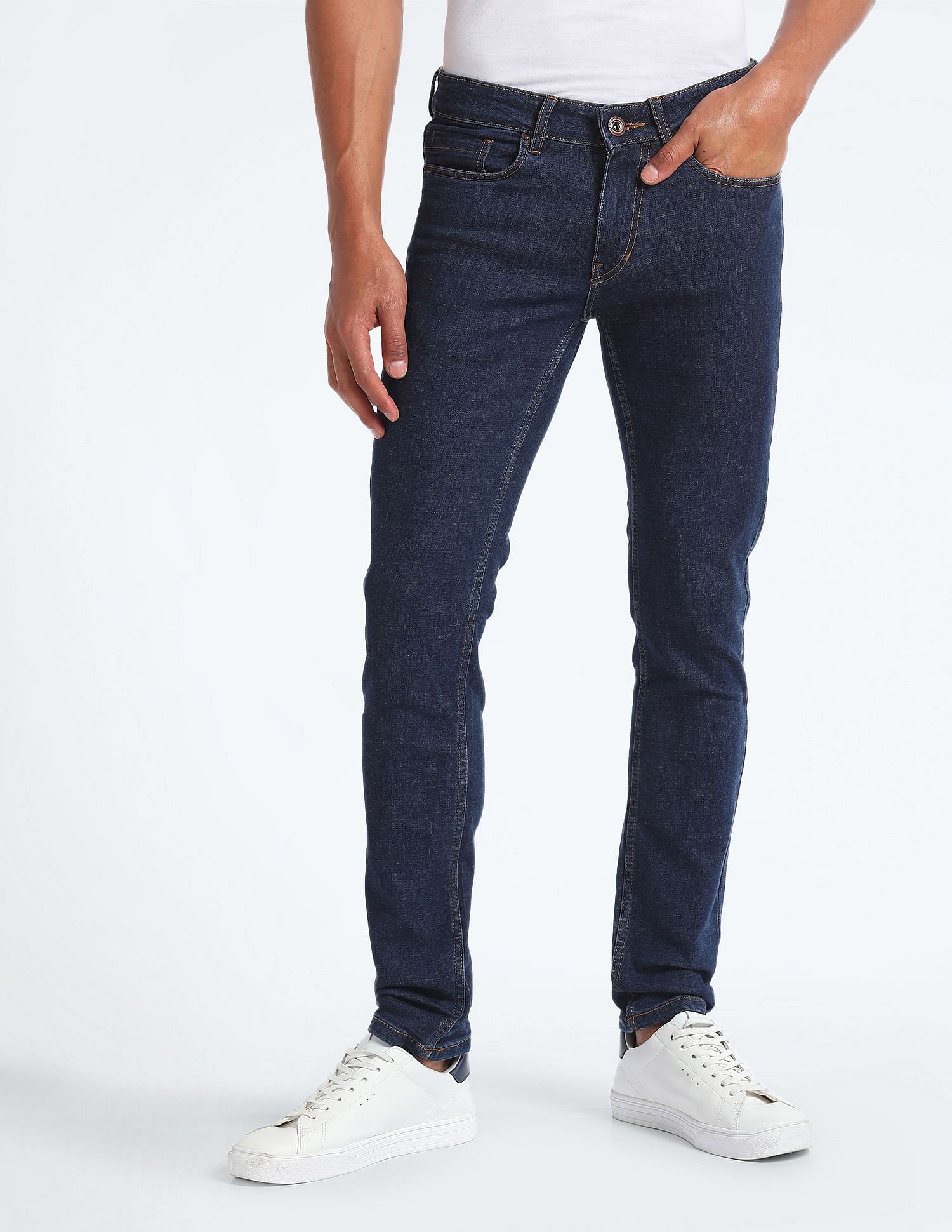 Flying Machine Jackson Skinny Fit Rinsed Jeans