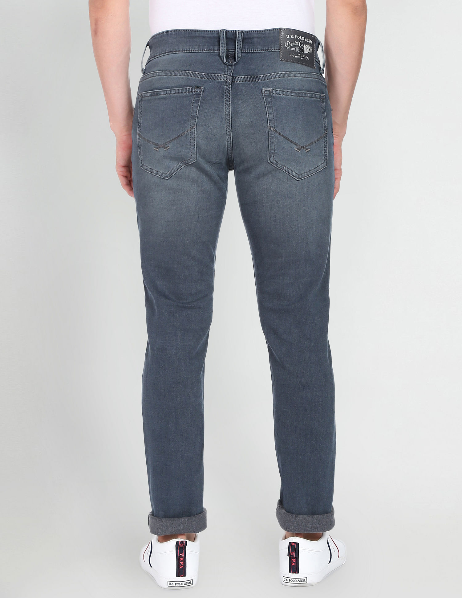 U.S. Polo Assn. Denim Co. Brandon Slim Tapered Fit Blue Jeans