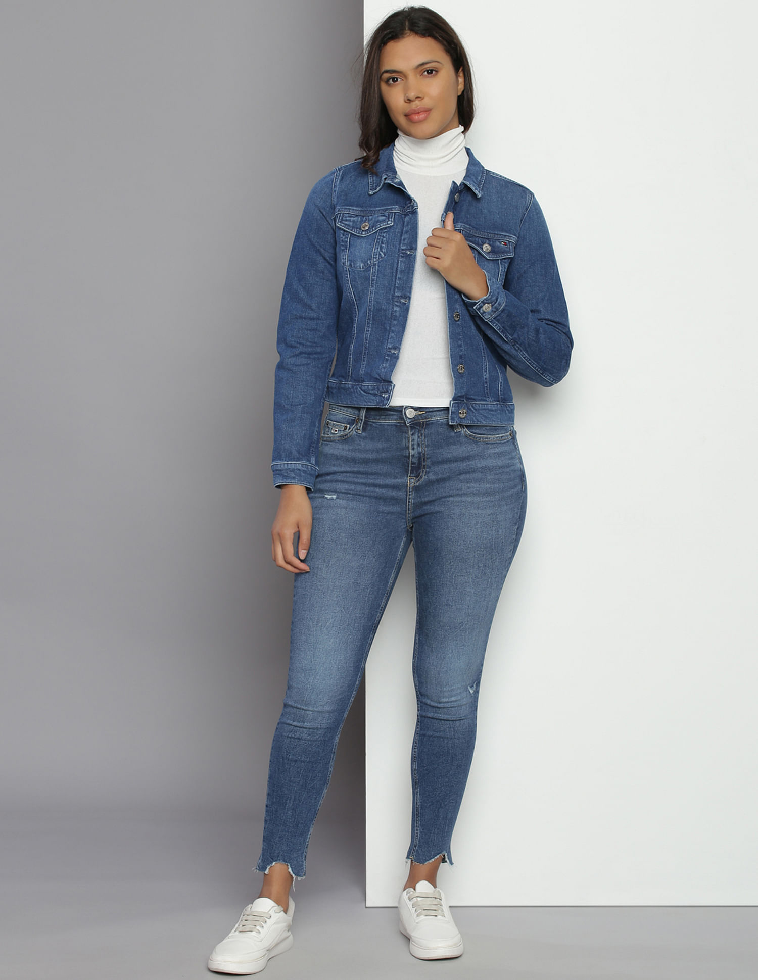 Tommy Hilfiger Washed Slim Fit Denim Jacket
