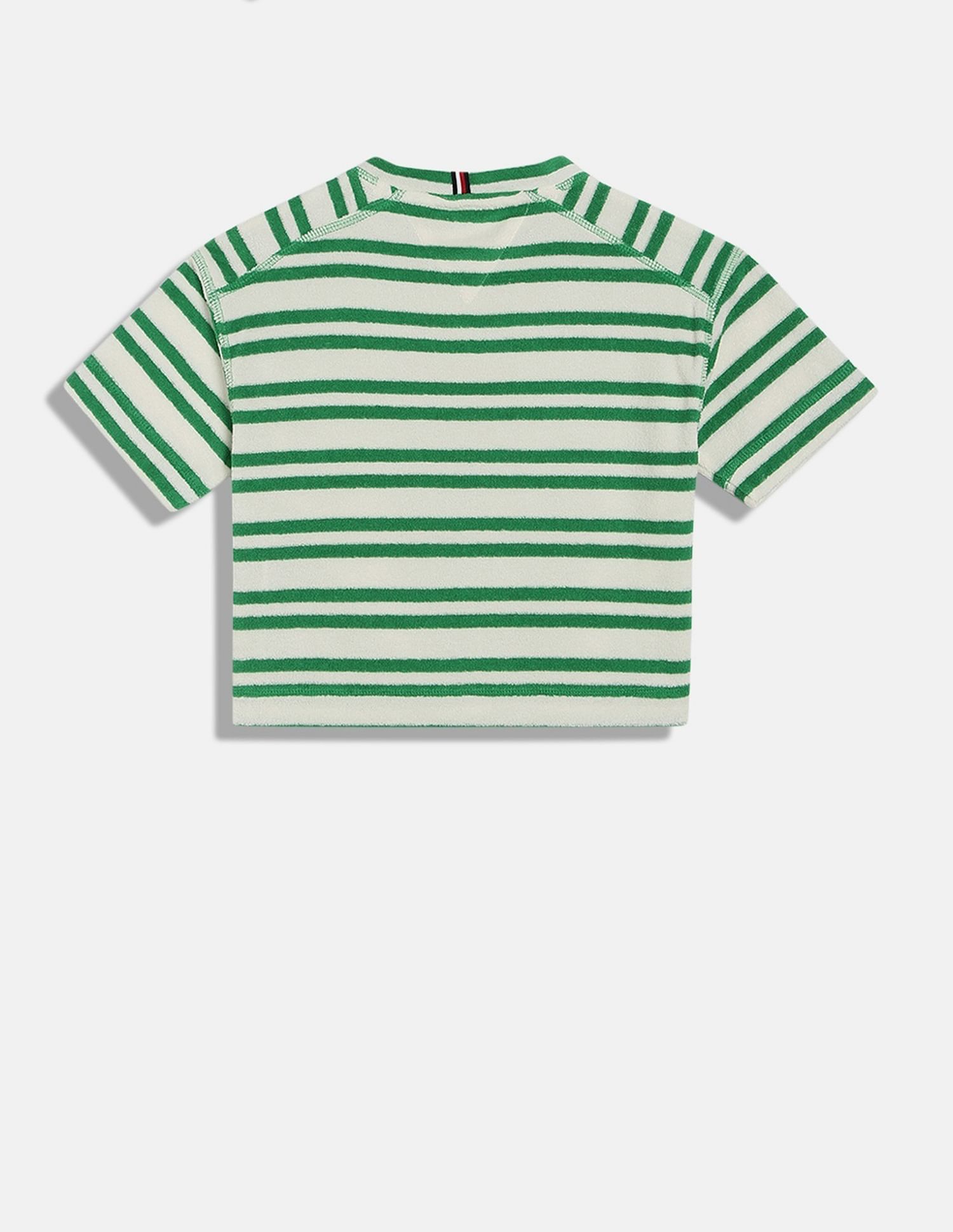 Tommy Hilfiger Kids Boys Striped Regular-Fit Cotton T-Shirts