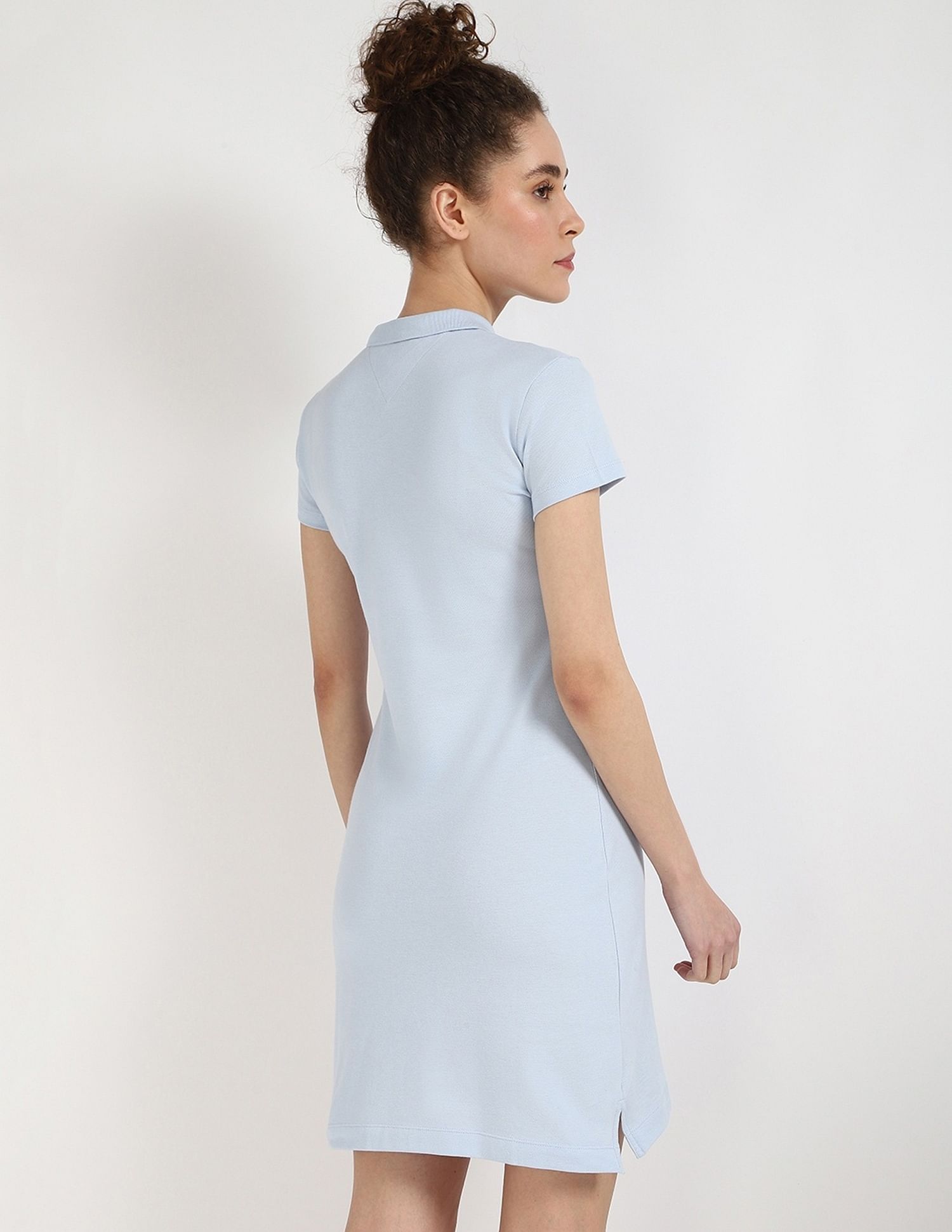 Tommy Hilfiger Cotton Polo Collar T-Shirt Dress