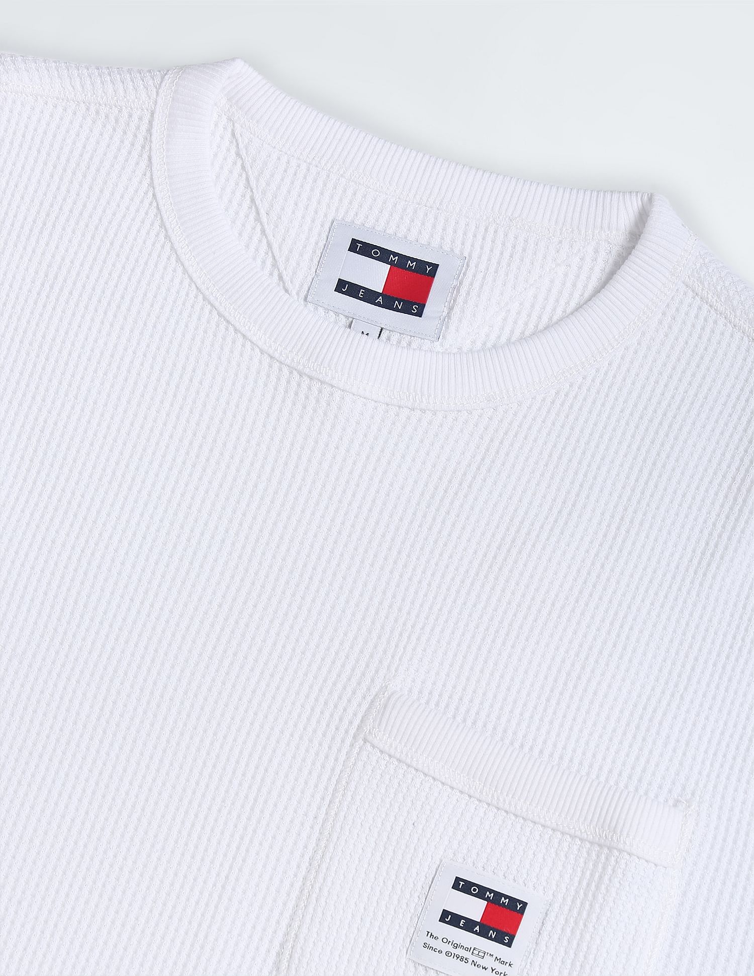 Buy Tommy Hilfiger Solid Waffle Knit Pocket T Shirt NNNOW