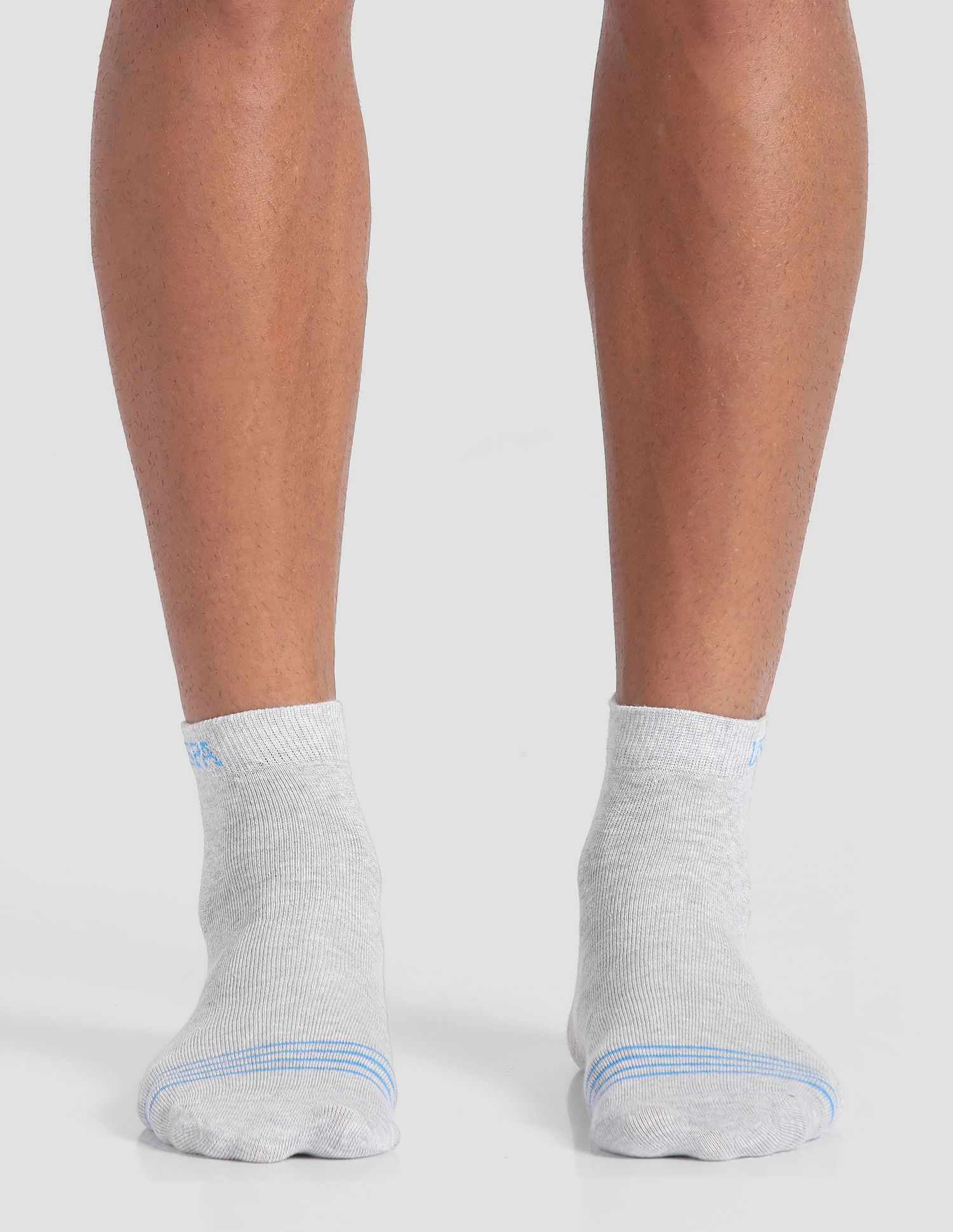 USPA Innerwear Ankle Length Stretch I646 Socks - Pack Of 3