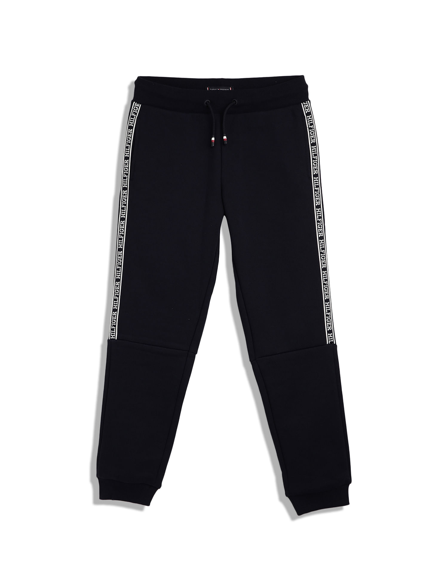 Tommy Hilfiger Kids Boys Transition Cotton Brand Tape Joggers