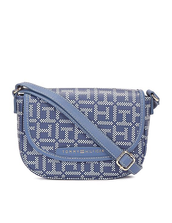 tommy hilfiger blue women sling bag