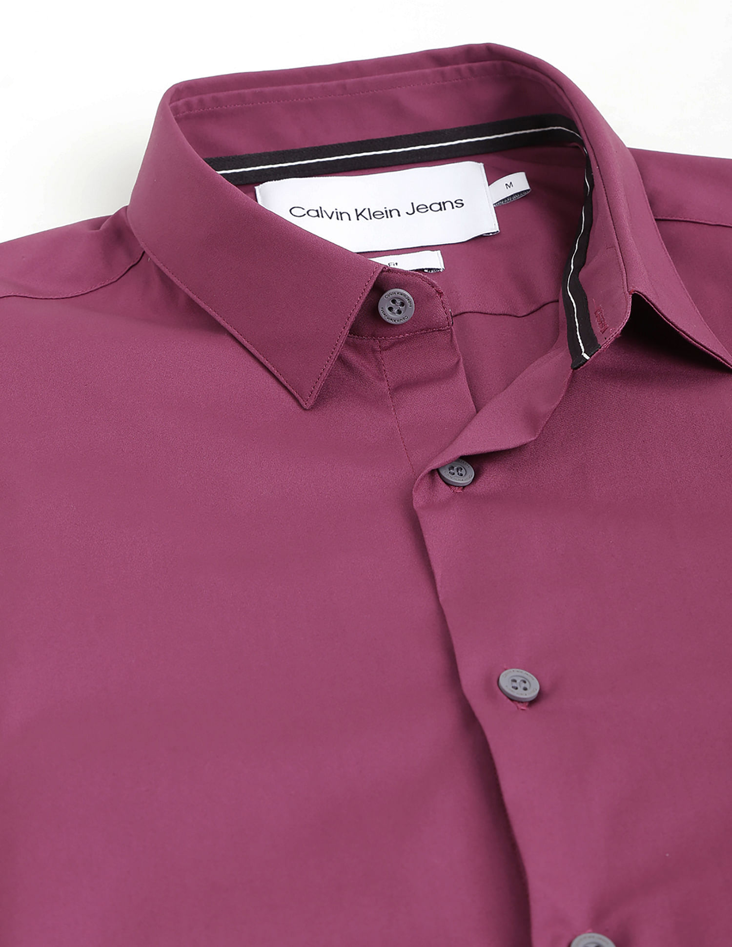 Buy Calvin Klein Solid Poplin Shirt - NNNOW.com