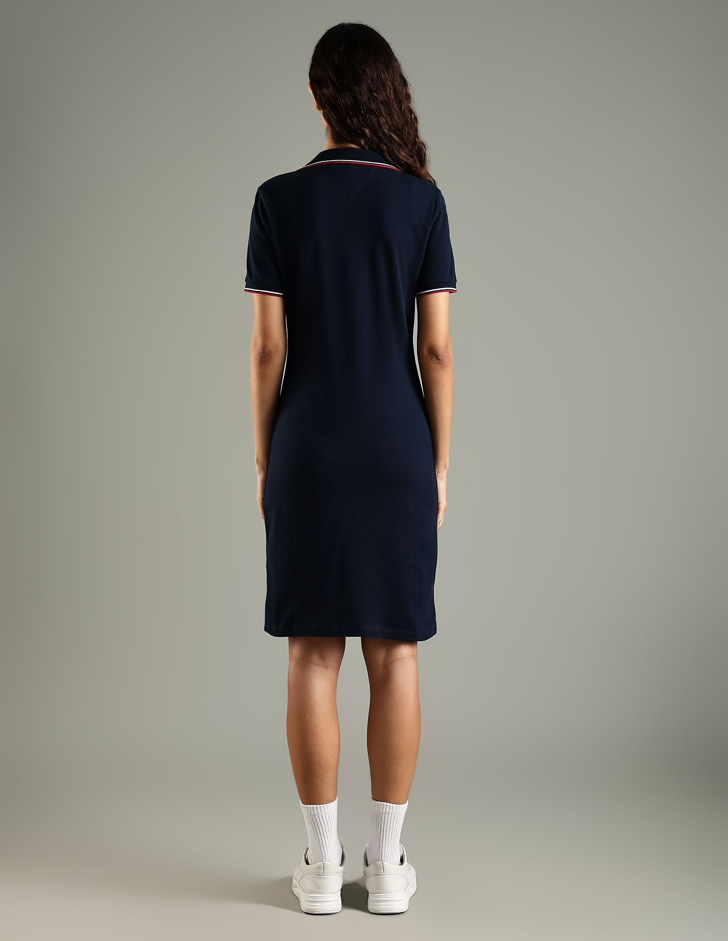 Tommy Hilfiger Cotton Polo Collar T-Shirt Dress