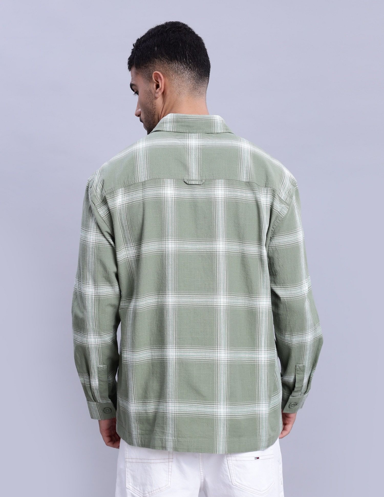 Tommy Hilfiger Checked Oversized-Fit Woven Shirts