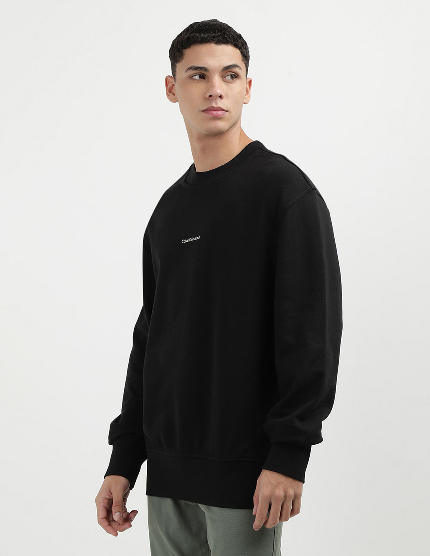 Calvin Klein Jeans City Grid Map Crew Neck Sweatshirt
