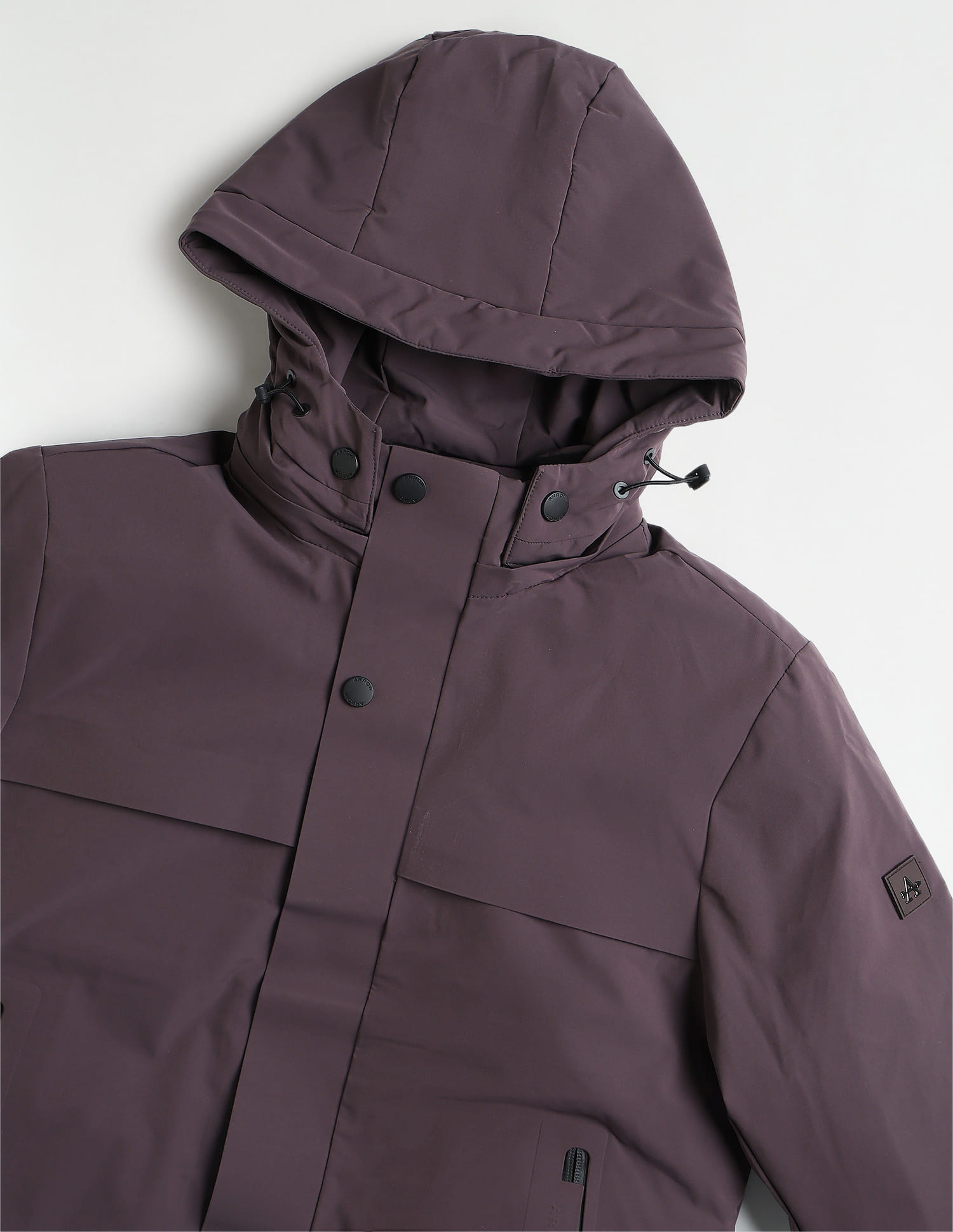 Buy Arrow Sport Detachable Hood Solid Jacket - NNNOW.com
