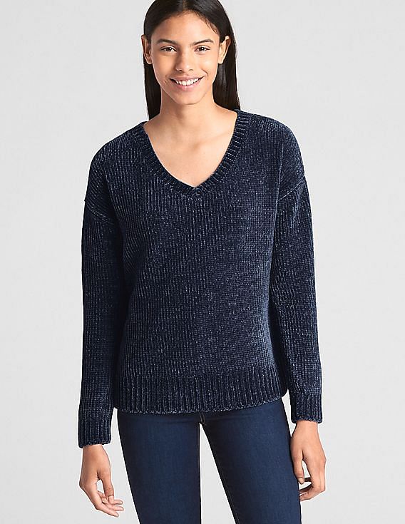 gap v neck sweater women's