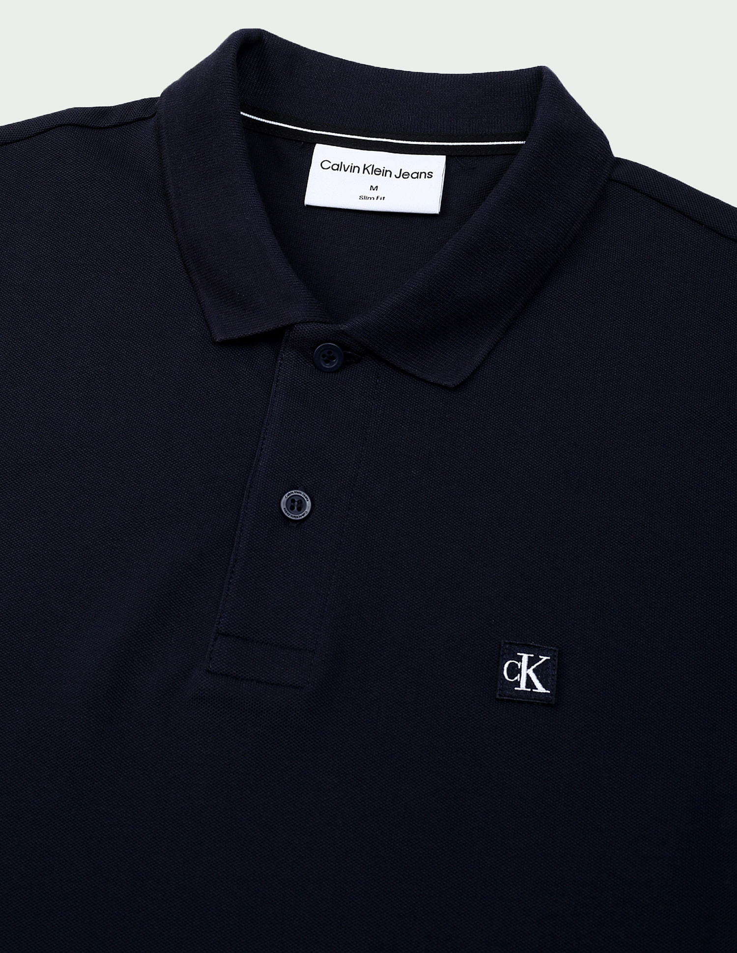 Calvin Klein Sustainable Embroidered Logo Polo Shirt