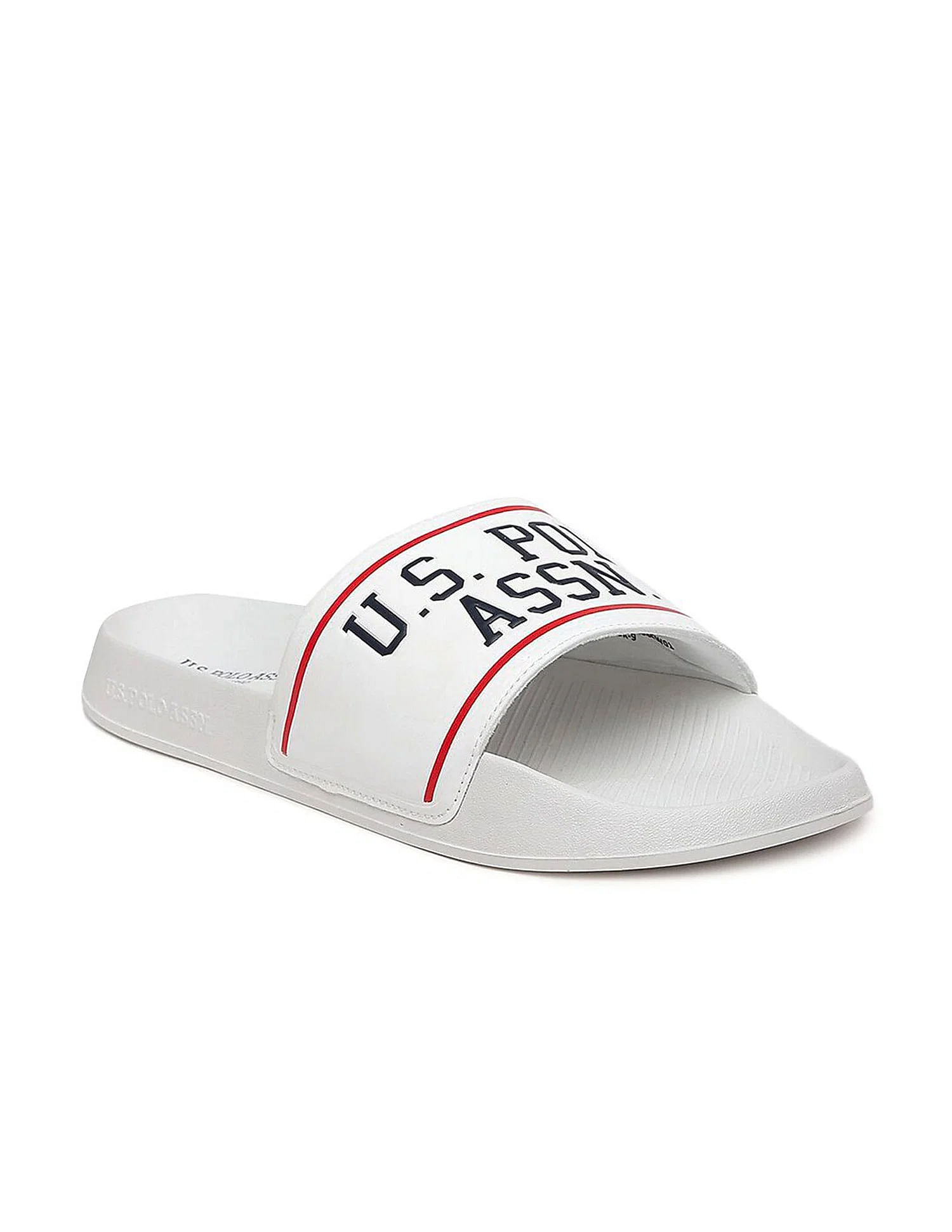 U.S. Polo Assn. Men Brand Print Torres 4.0 Slides