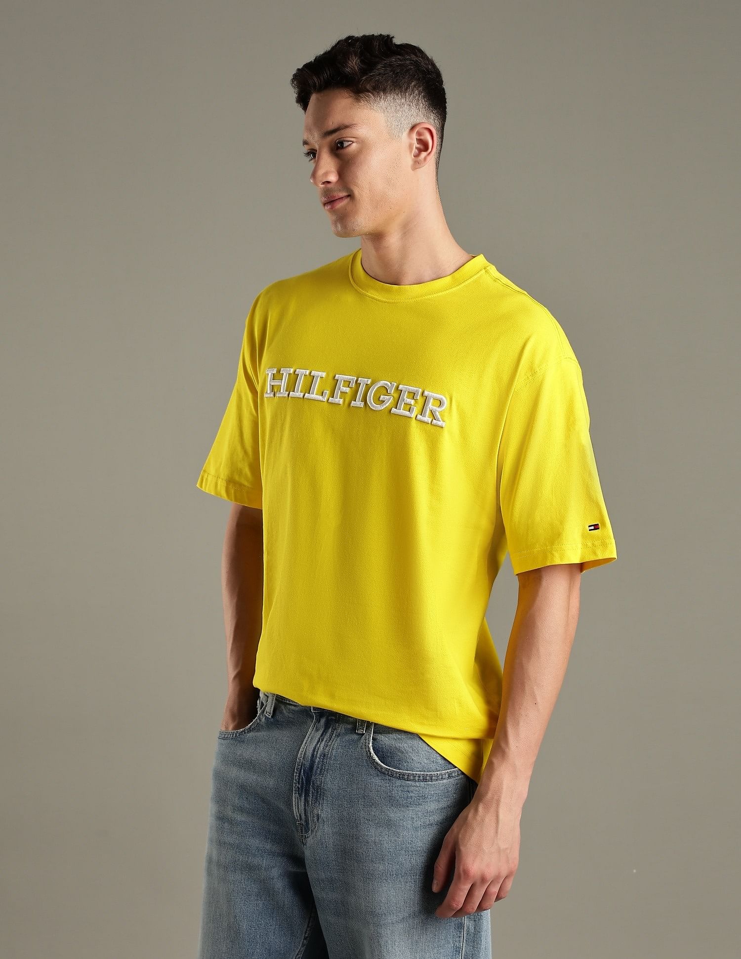 Tommy Hilfiger Embroidered Logo Regular-Fit Cotton T-Shirt