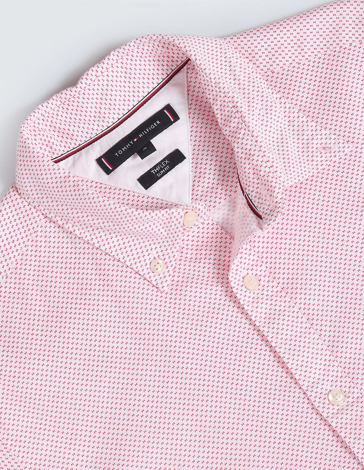 Tommy Hilfiger Flex Mini Print Slim Fit Shirt
