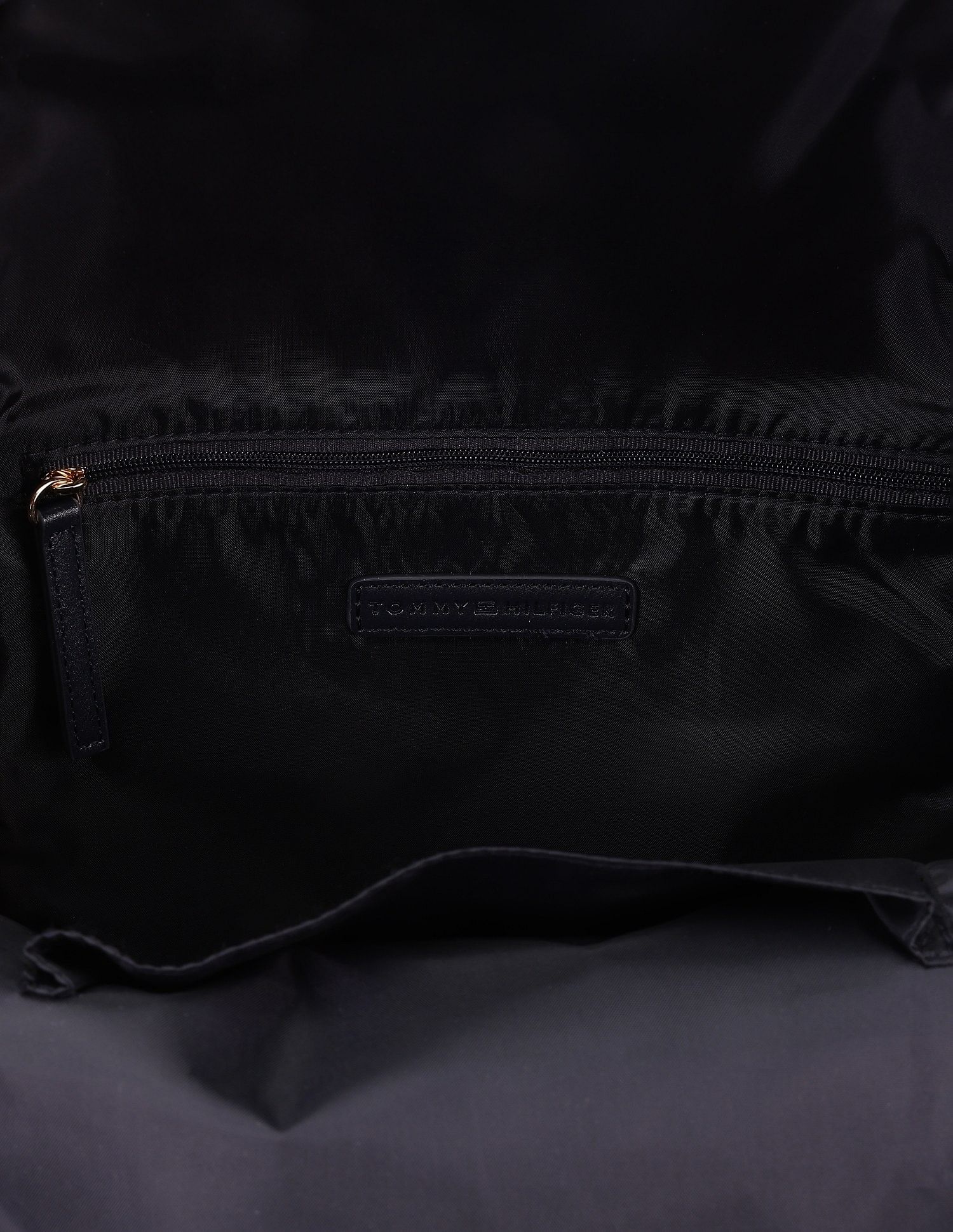 Tommy Hilfiger Solid Beige Nylon Backpack