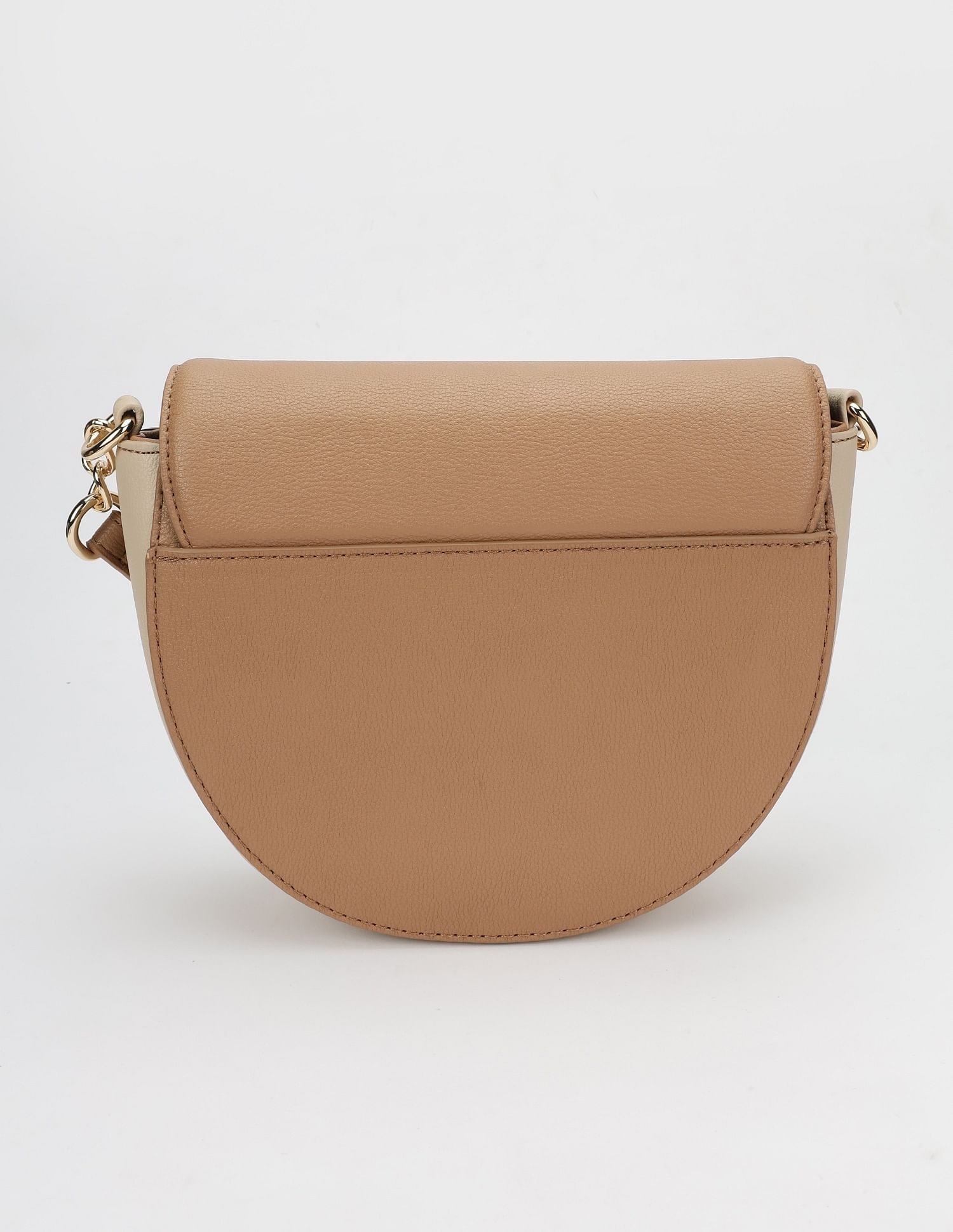 Tommy Hilfiger Colorblock Beige Pu Sling Bag