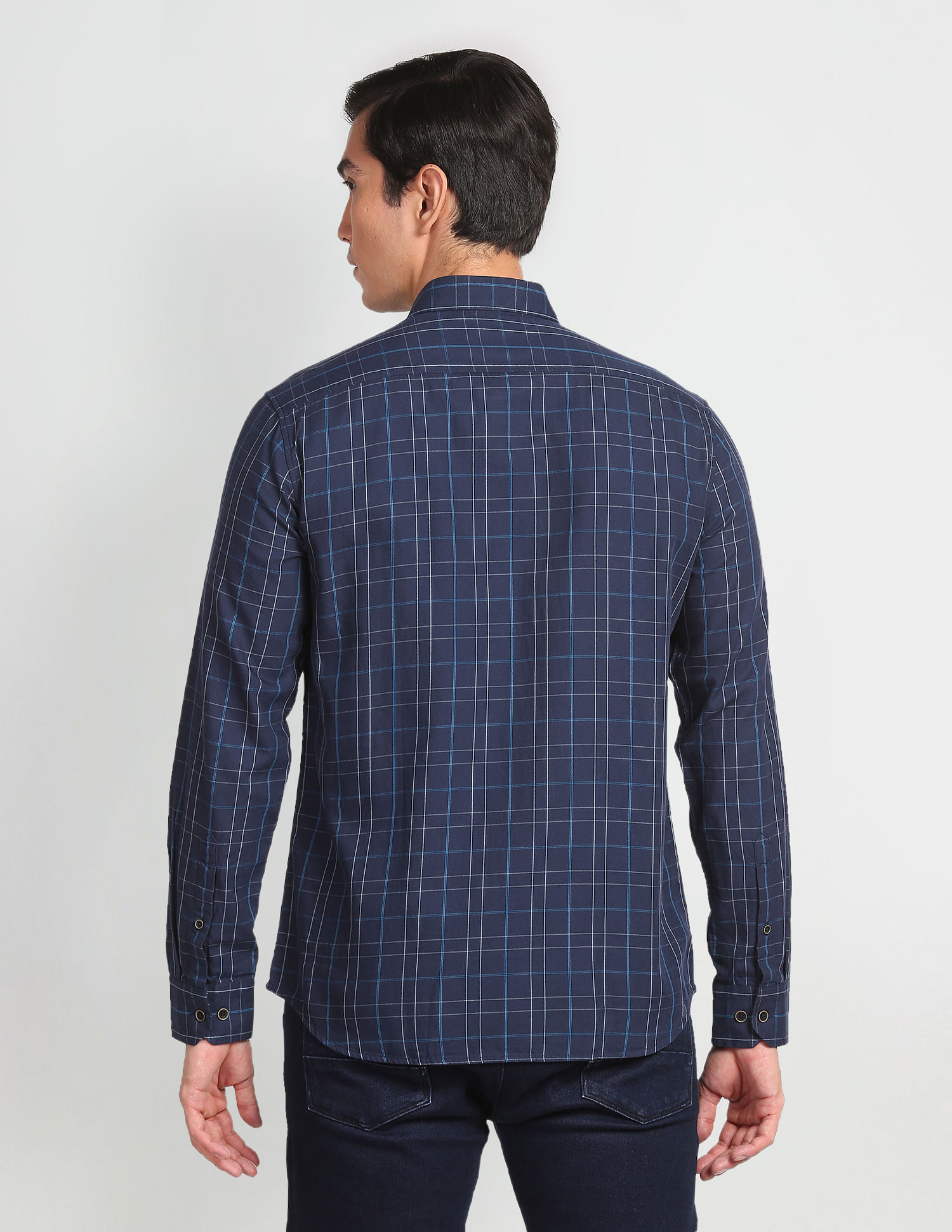 Arrow Sports Tartan Check Cotton Shirt