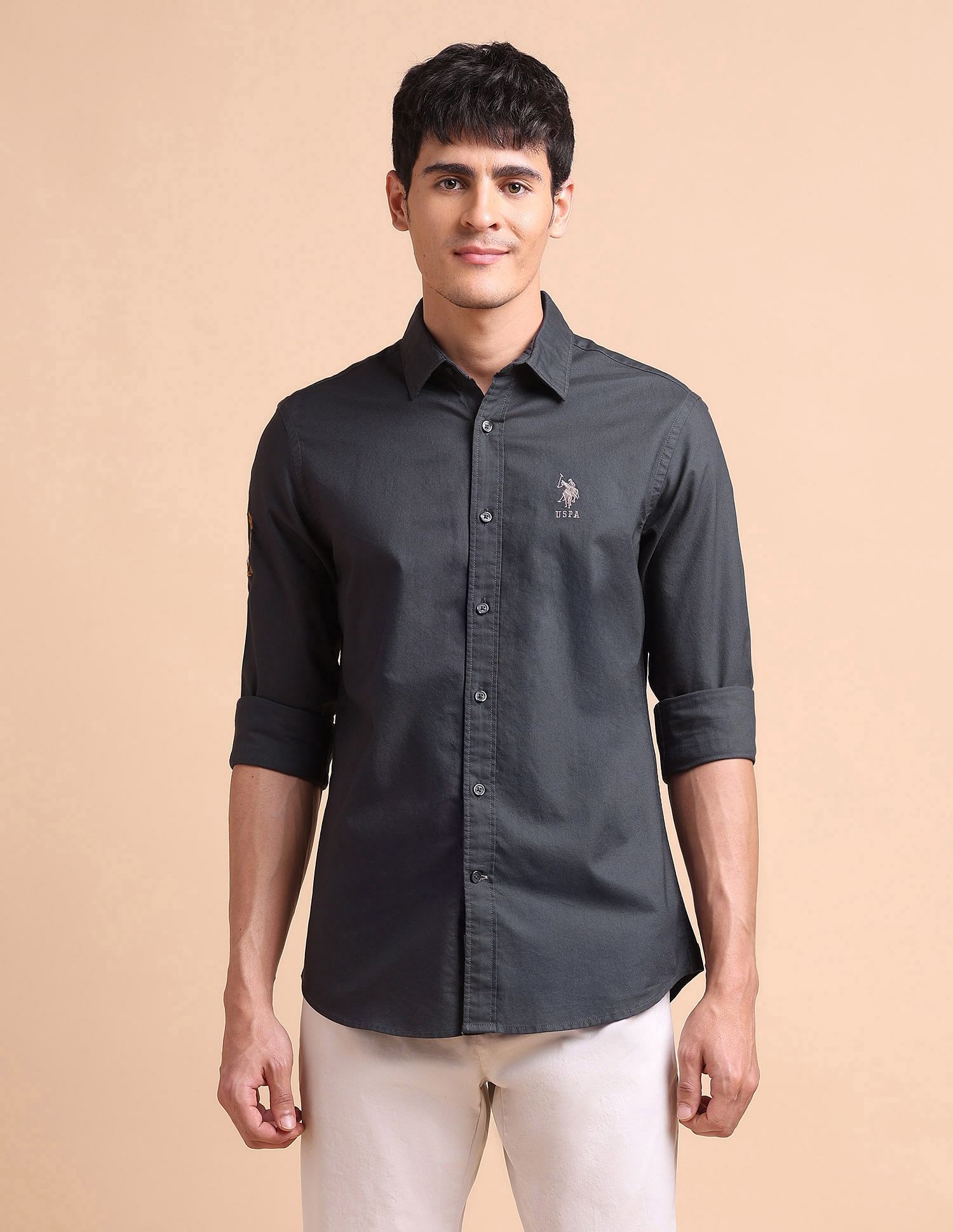 U.S. Polo Assn. Pure Cotton Tailored Fit Oxford Shirt