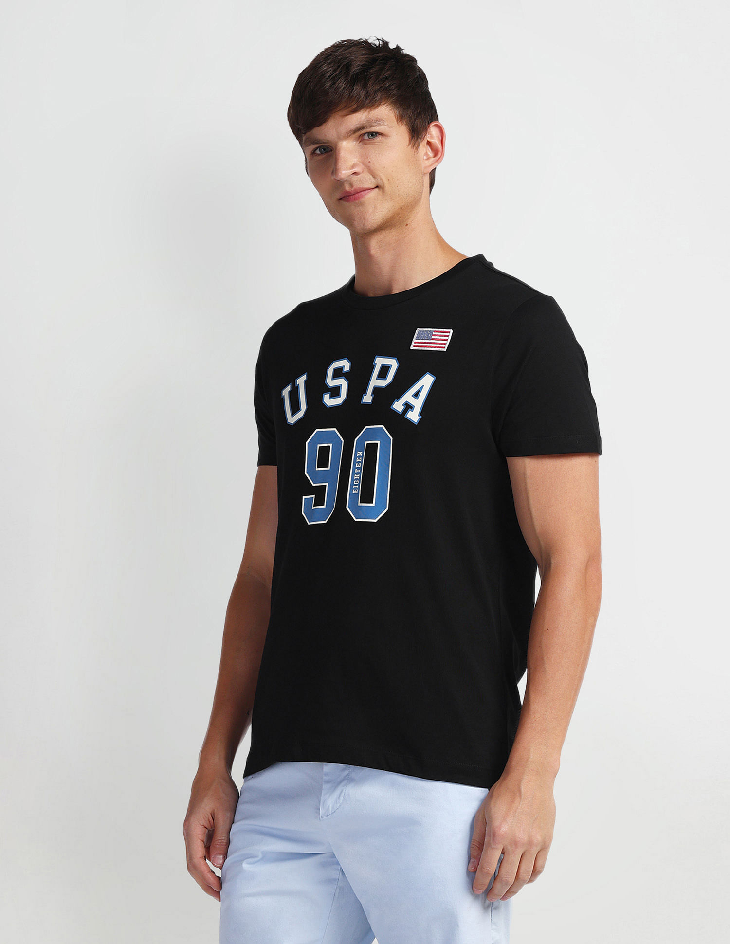 U.S. Polo Assn. Denim Co. Brand Print Muscle Fit T-Shirt