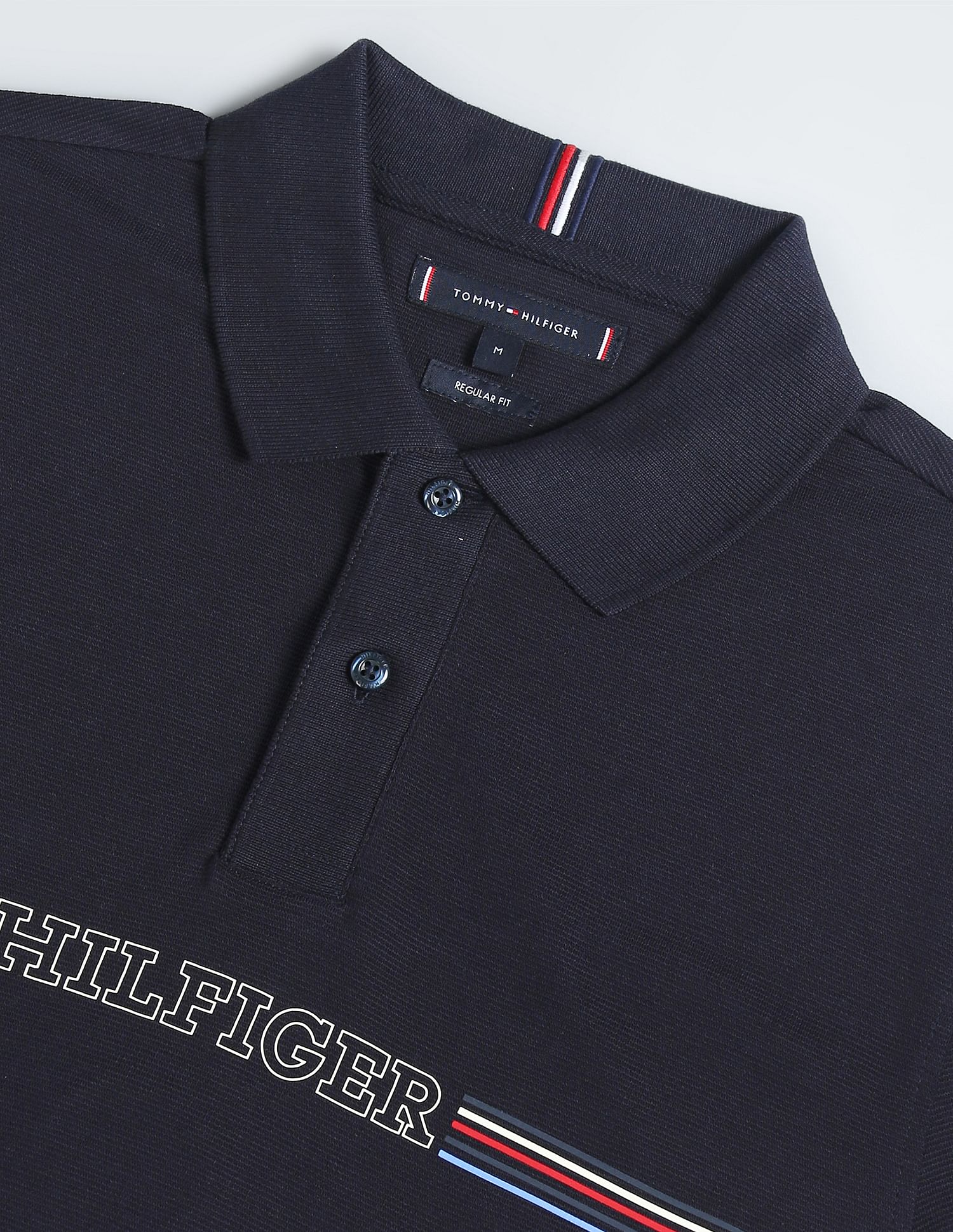 Tommy Hilfiger Stripe Chest Regular Polo Shirt