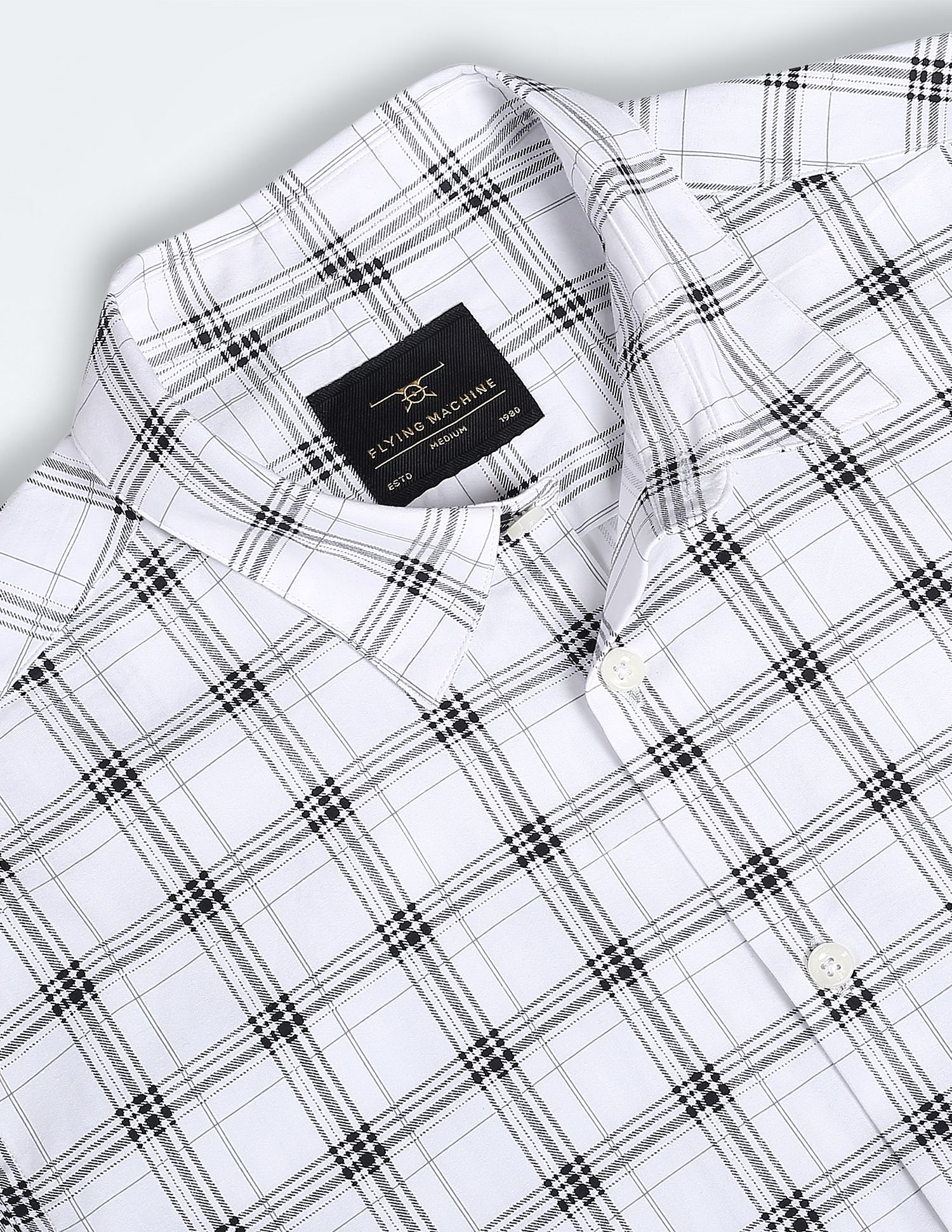 Flying Machine Tartan Check Slim Fit Shirt