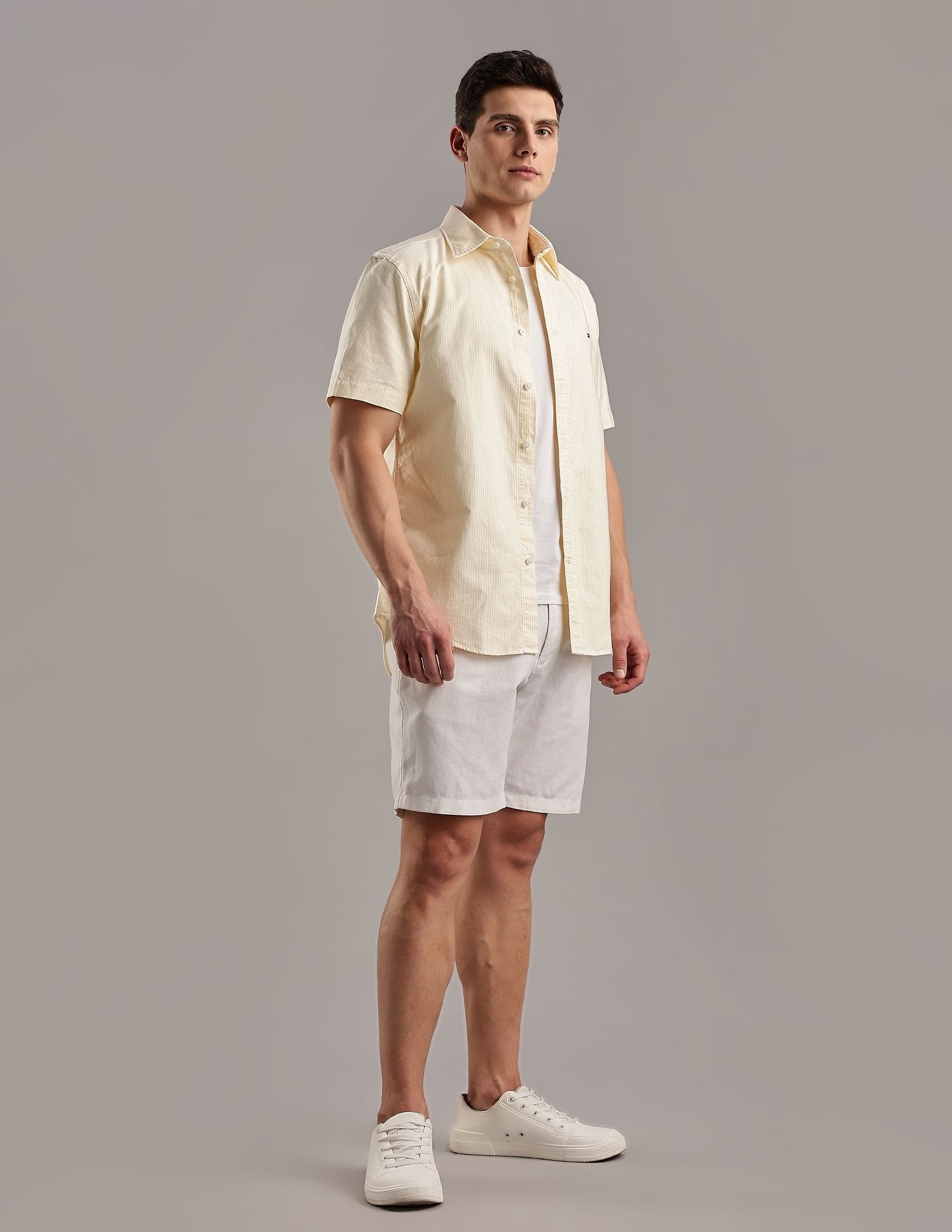 Tommy Hilfiger Striped Regular-Fit Cotton Shirt