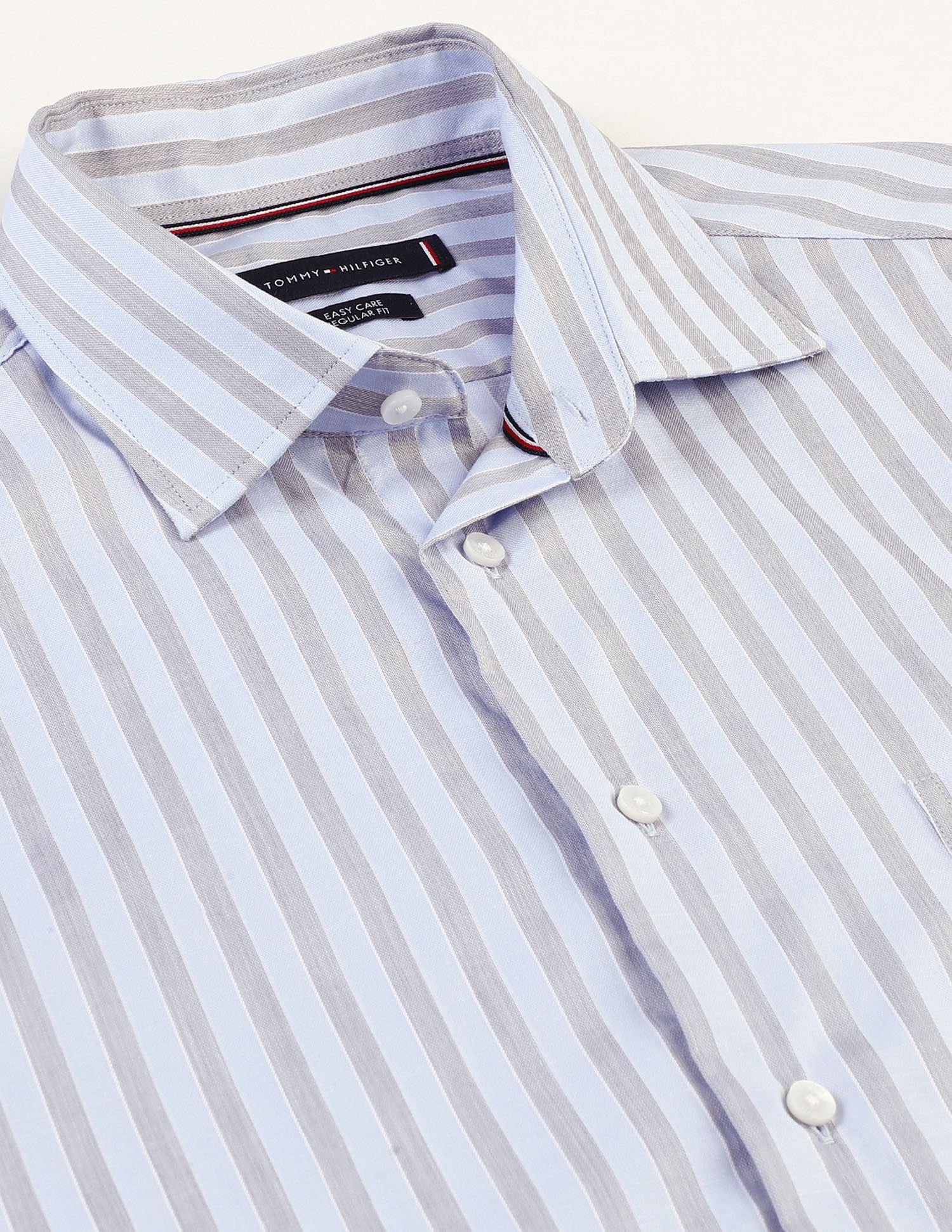 Tommy Hilfiger Oxford Melange Vertical Striped Shirt