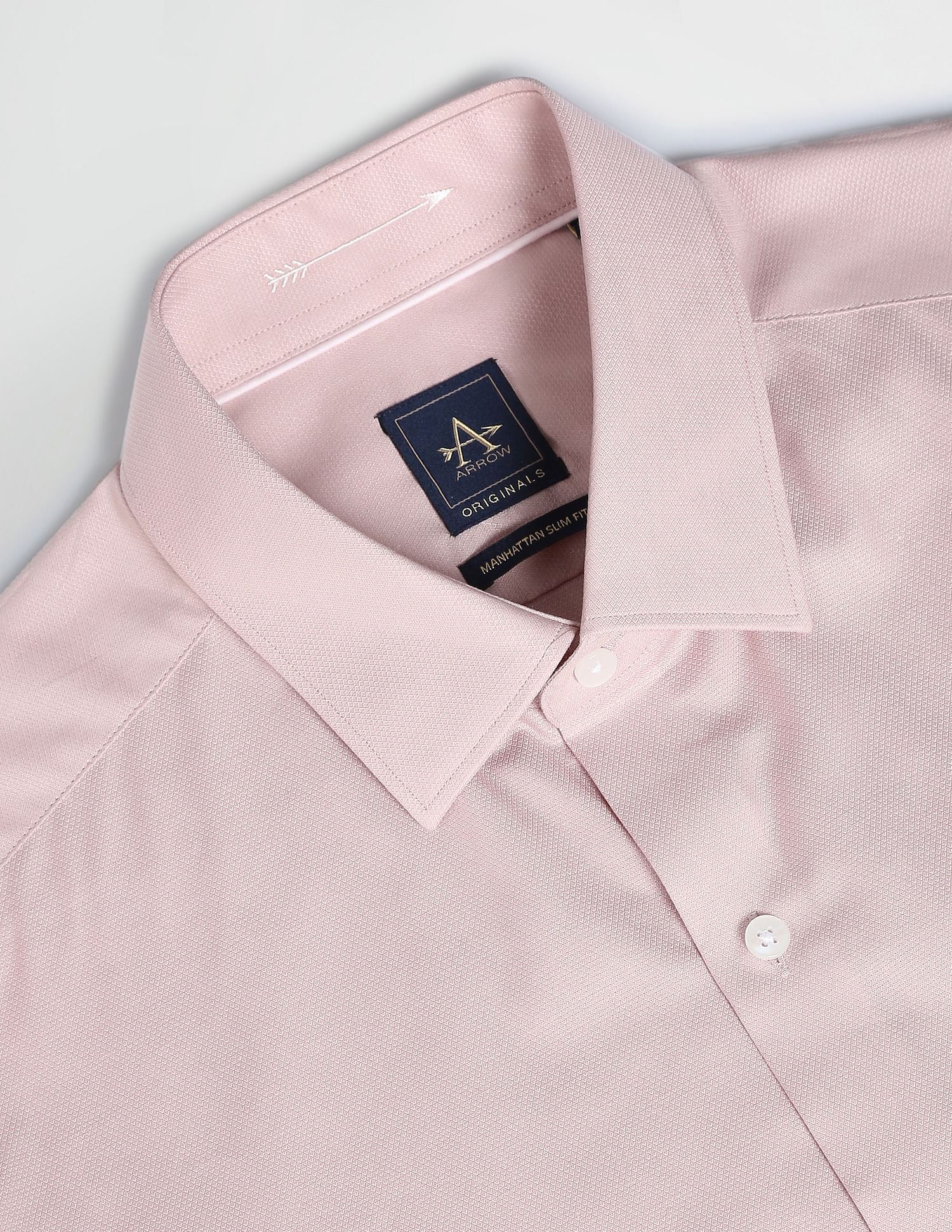 Arrow Solid Dobby Formal Shirt