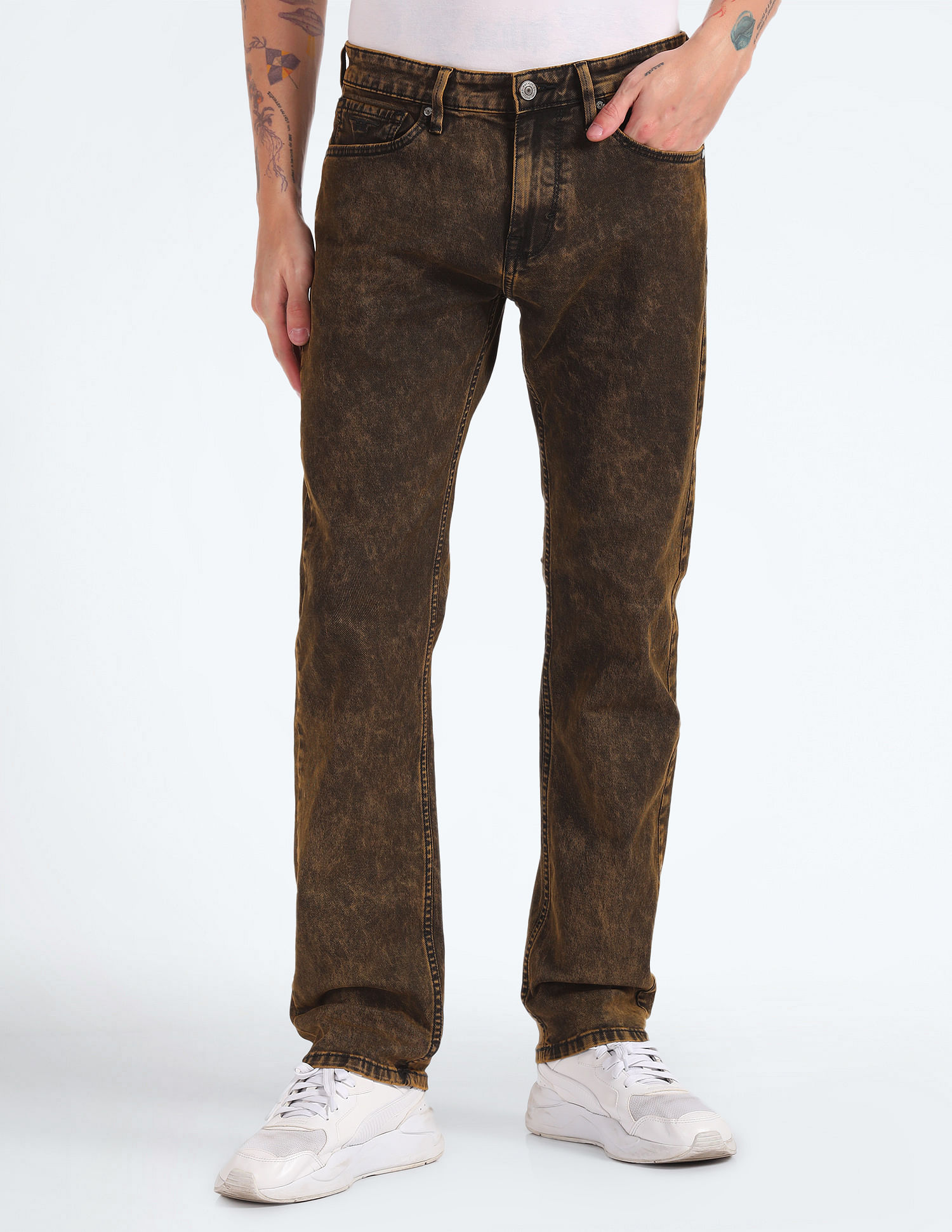 Flying Machine F-Jango Straight Fit Classic Vintage Jeans