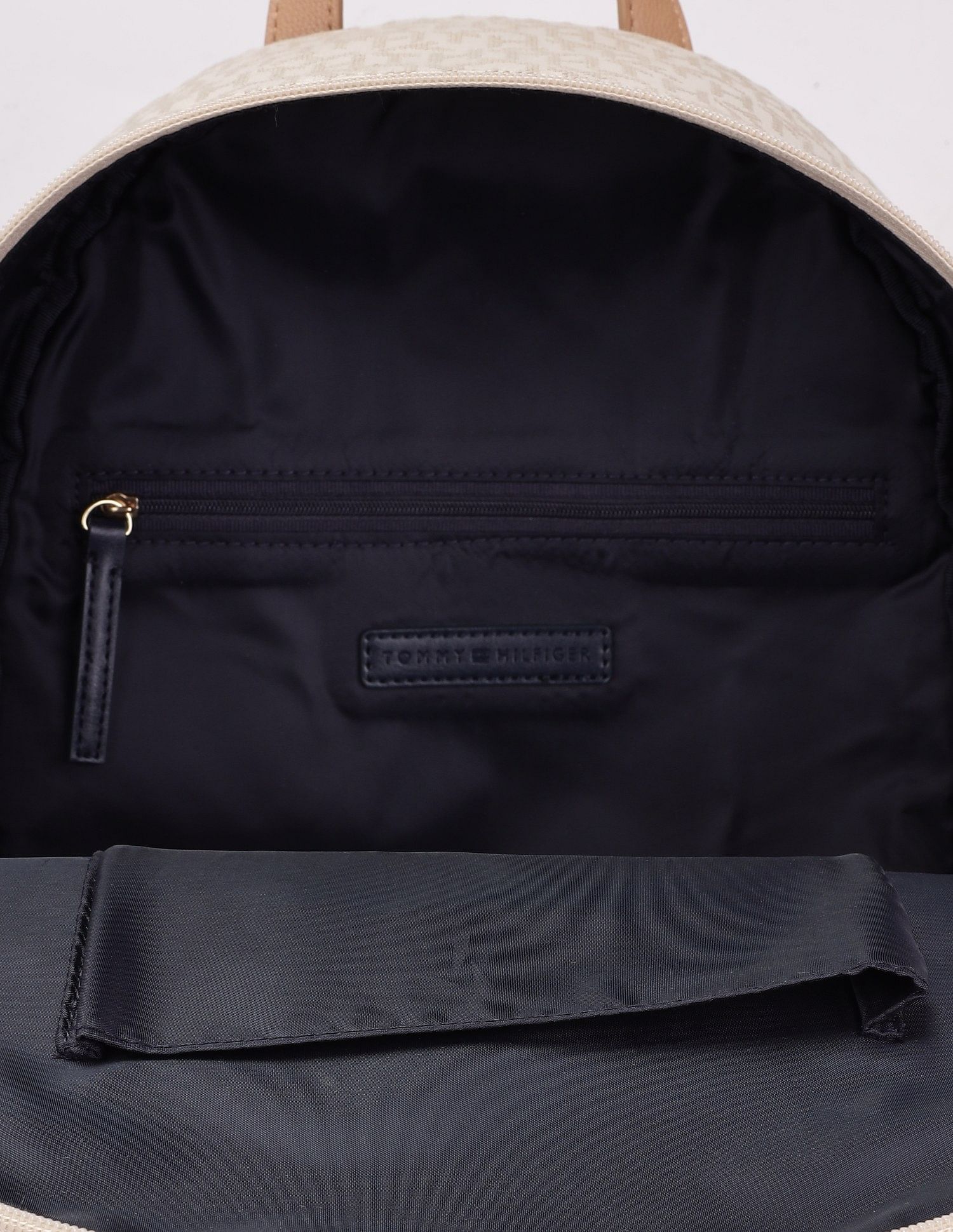 Tommy Hilfiger Logo White Polyester Backpack