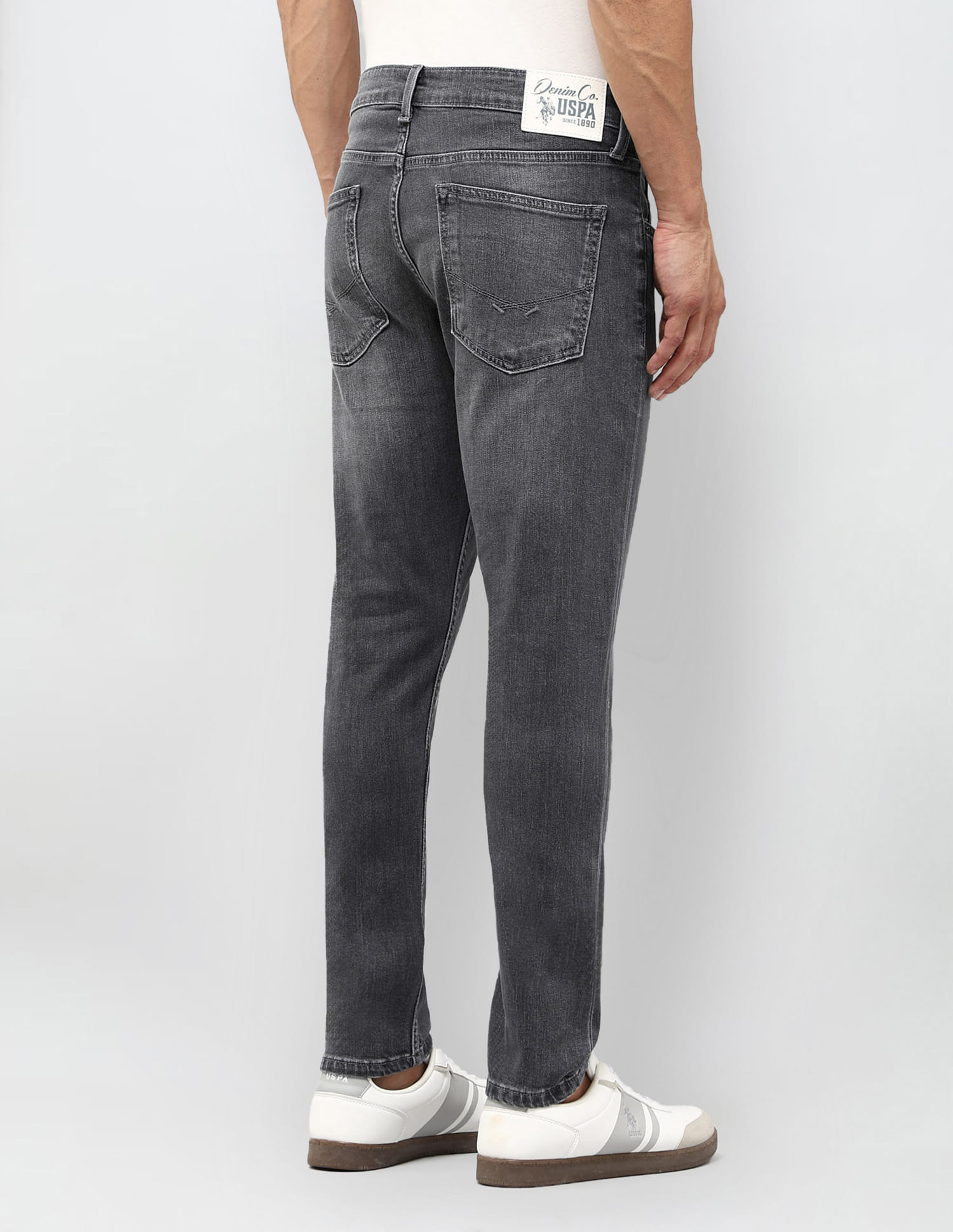 Buy U.S. Polo Assn. Denim Co. Henry Tapered Fit Grey Jeans - NNNOW.com