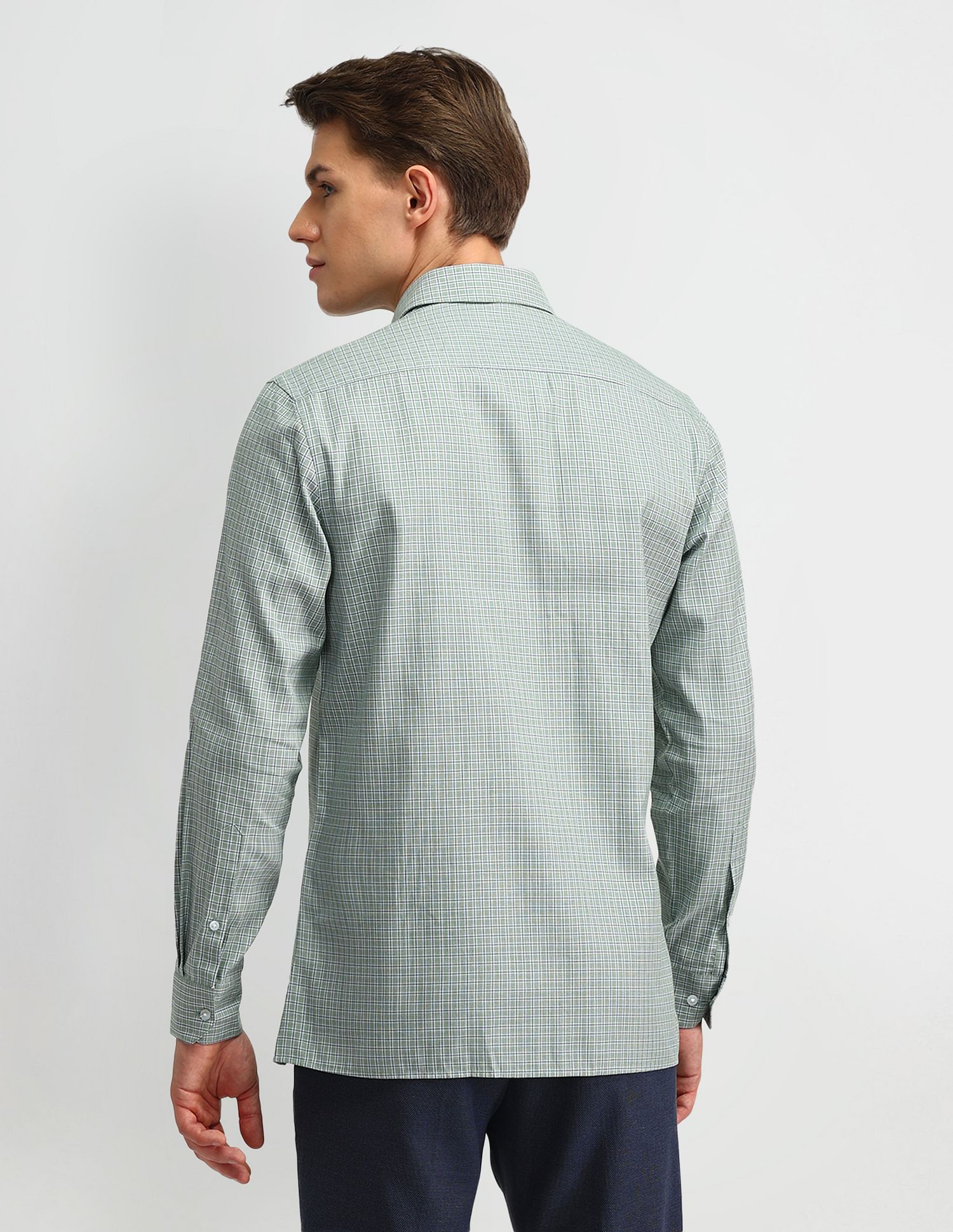 Arrow Twill Micro Checked Shirt