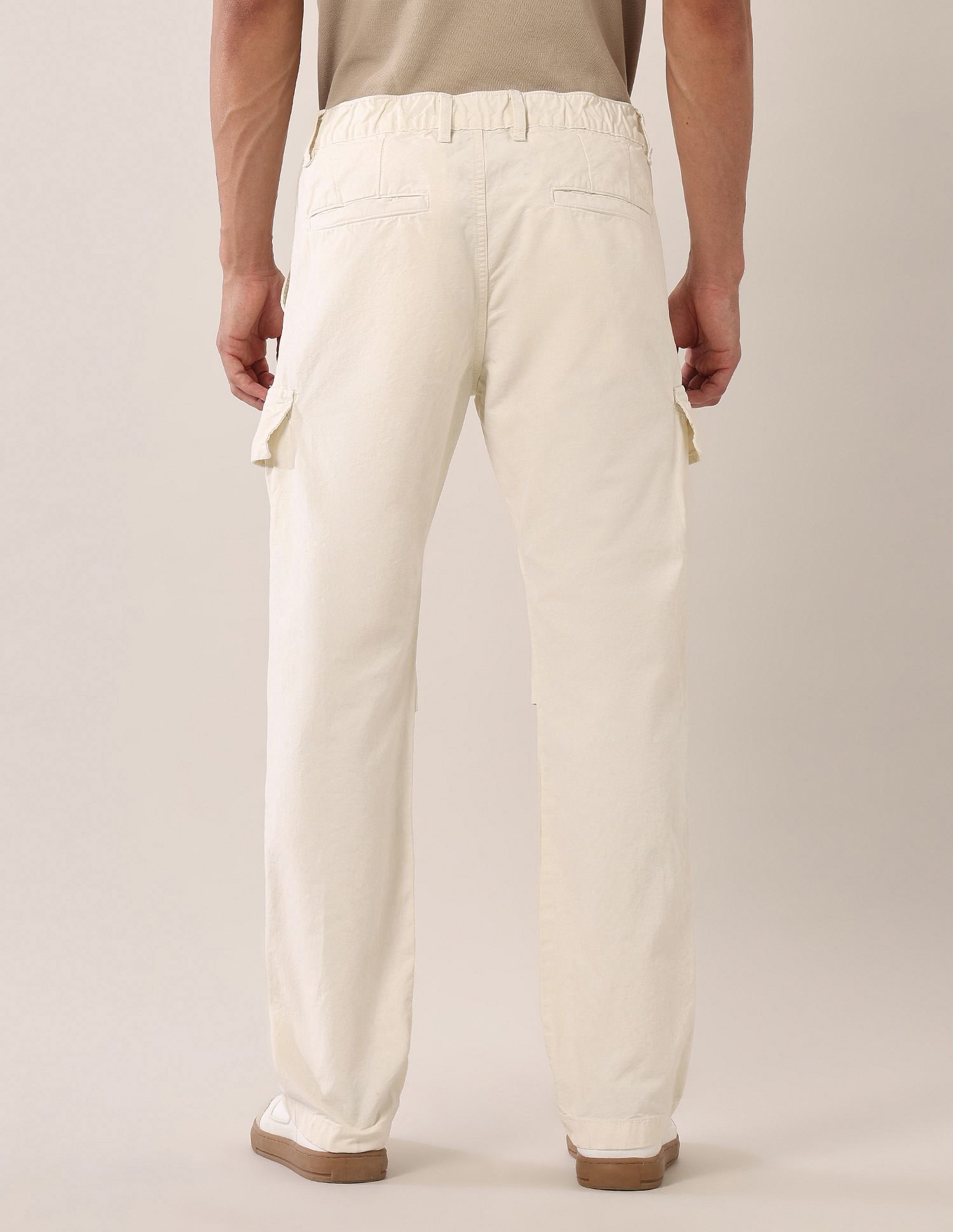 U.S. Polo Assn. Denim Co. Mid Rise Straight Fit Twill Cargos