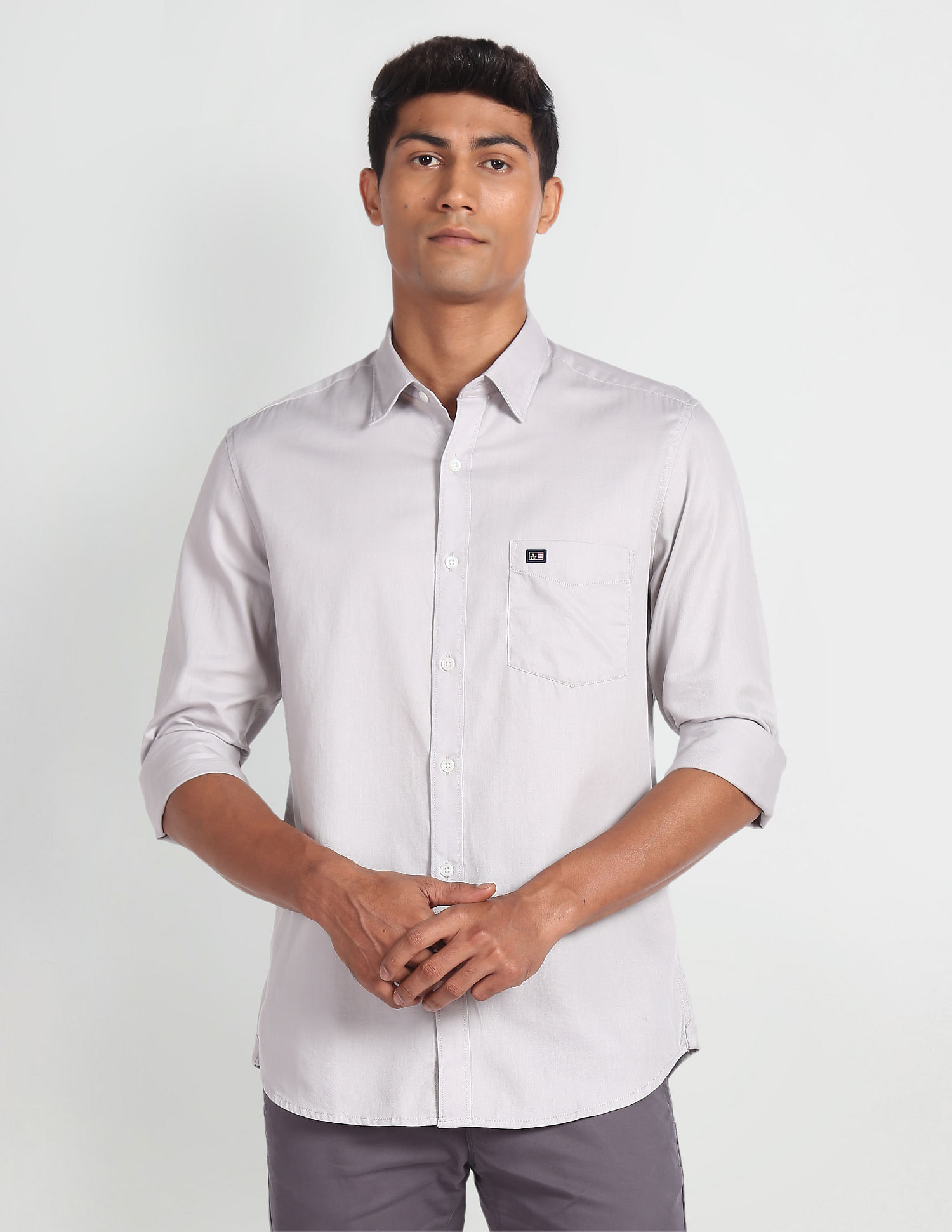 Arrow Sports Manhattan Slim Fit Dobby Shirt