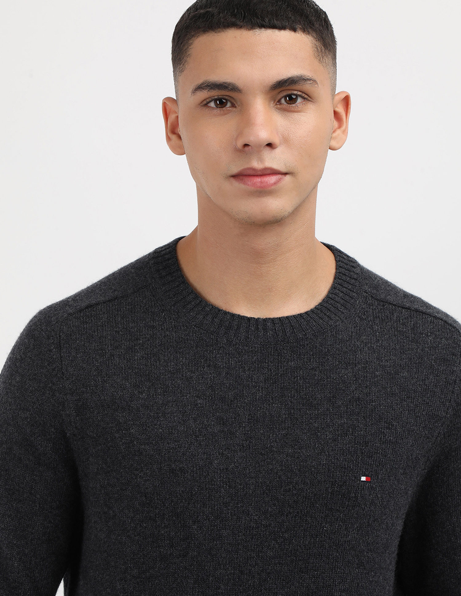 Buy Tommy Hilfiger Lambswool Crew Neck Sweater - NNNOW.com