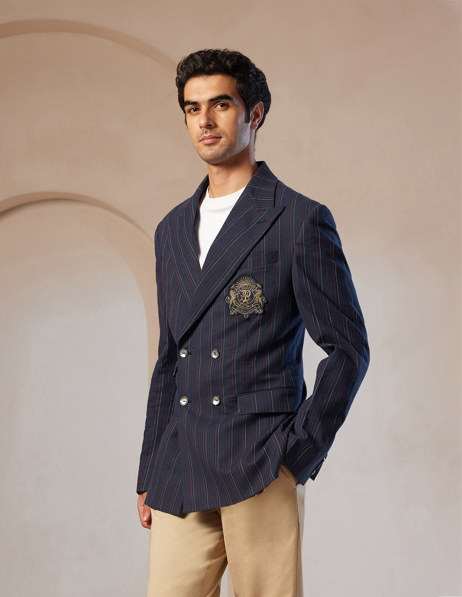 U.S. Polo Assn. Pacho X Crest Logo Double Breasted Jacket