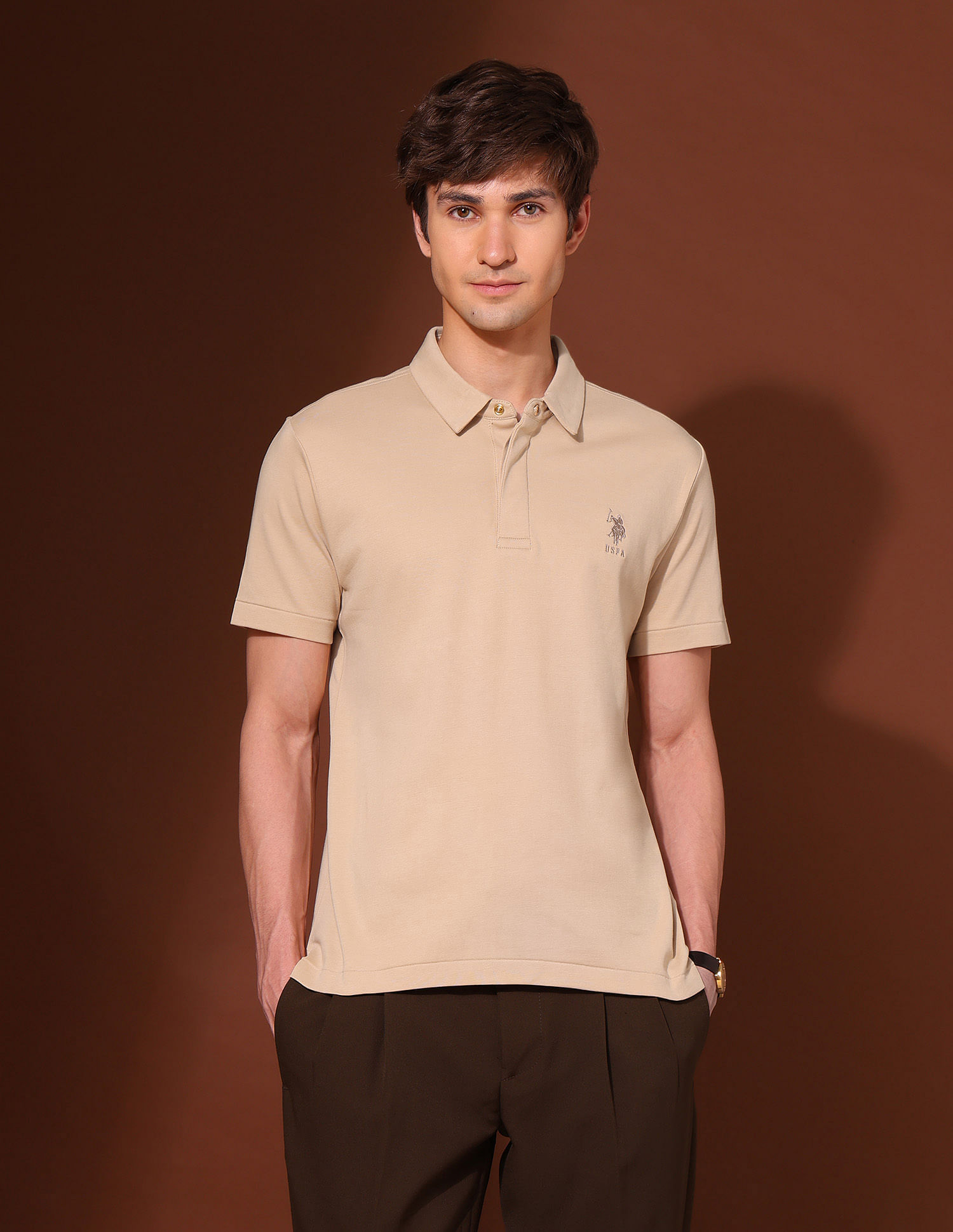 U.S. Polo Assn. Pure Cotton Work And Wander Polo Shirt