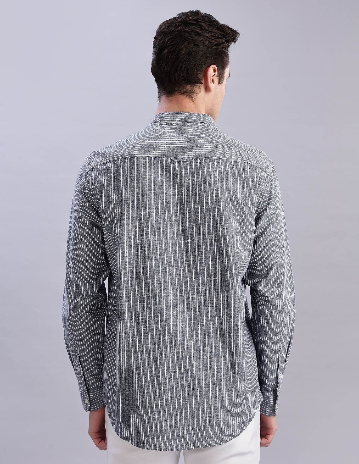 Tommy Hilfiger Striped Regular-Fit Woven Shirts