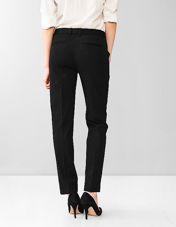 N°21 Women Straight Pants B1015111 9000 Black Dallas Straight Pant | GUESS