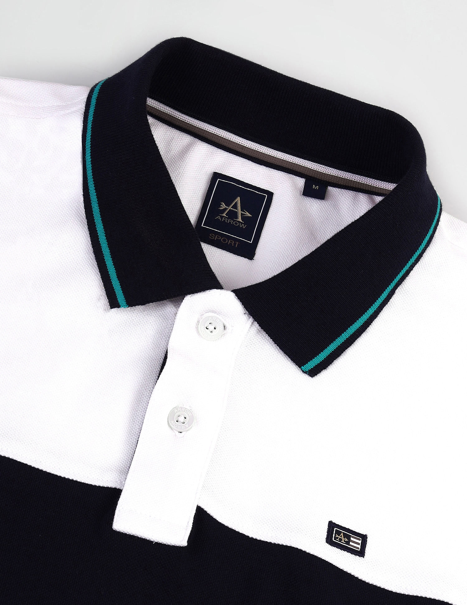Arrow Sports Colour Block Regular Polo Shirt