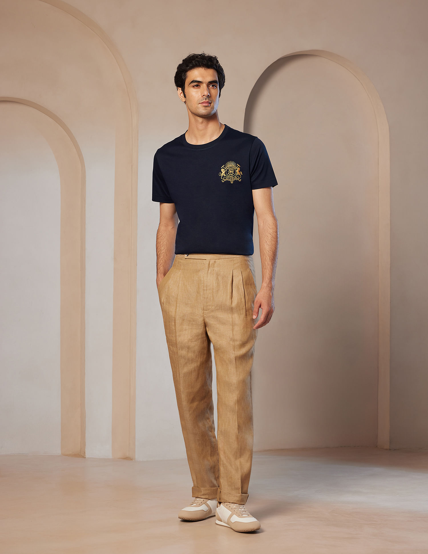 U.S. Polo Assn. Pacho X Crest Logo Slim Fit T-Shirt